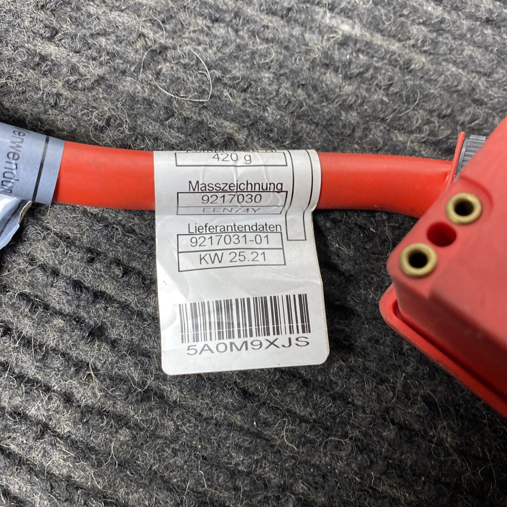 ☑️ 06-13 OEM BMW E82 E90 E92 M3 Battery Plus Pole Terminal Positive Red Cable