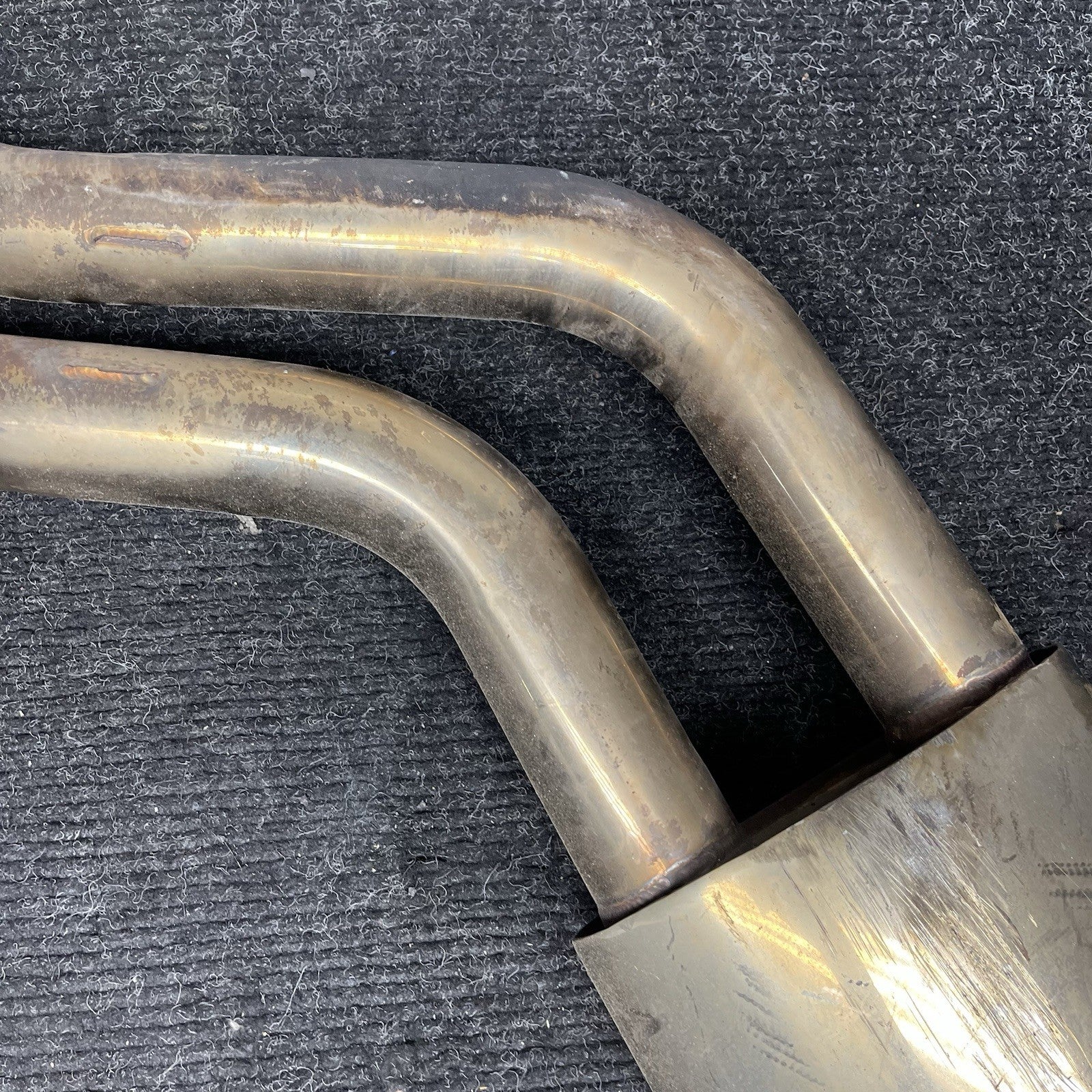 ☑️ 01-06 BMW E46 M3 Section 1 Exhaust Pipes W/ Resonator