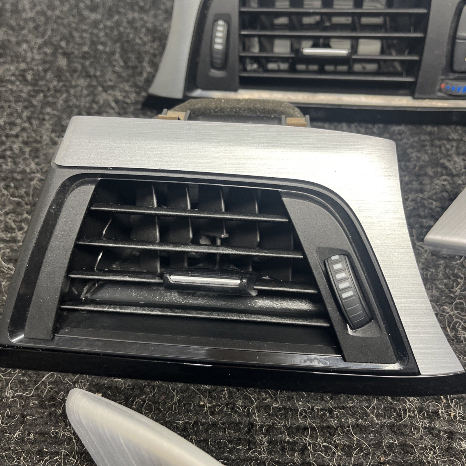 ☑️ 17 BMW 430 F30 F32 BRUSHED ALUMINUM SILVER TRIM MOLDING DASH DOOR SET OEM