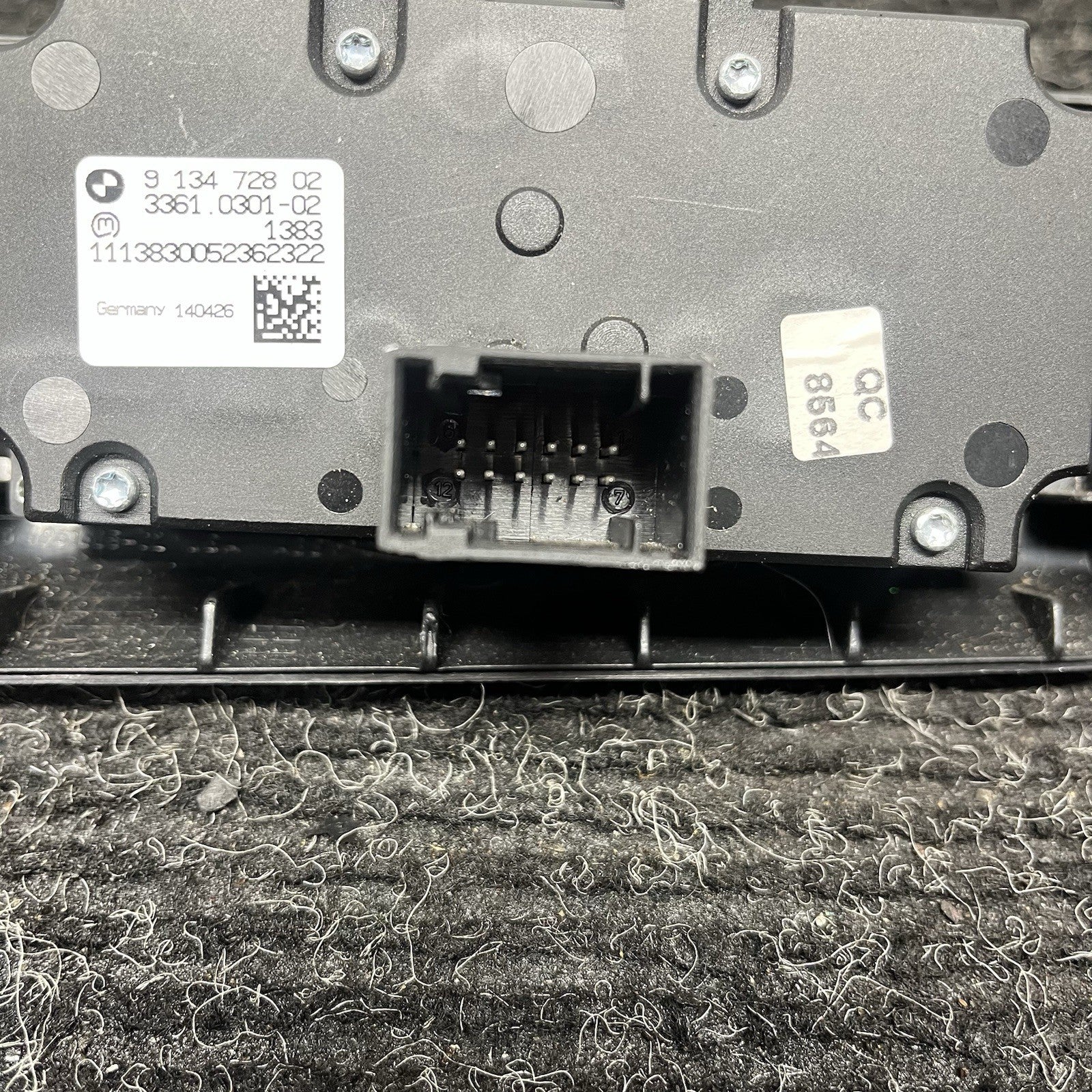 ☑️ 2007-2013 BMW X5 E70 Headlight Fog Light Lamp Control Switch OEM 9134728