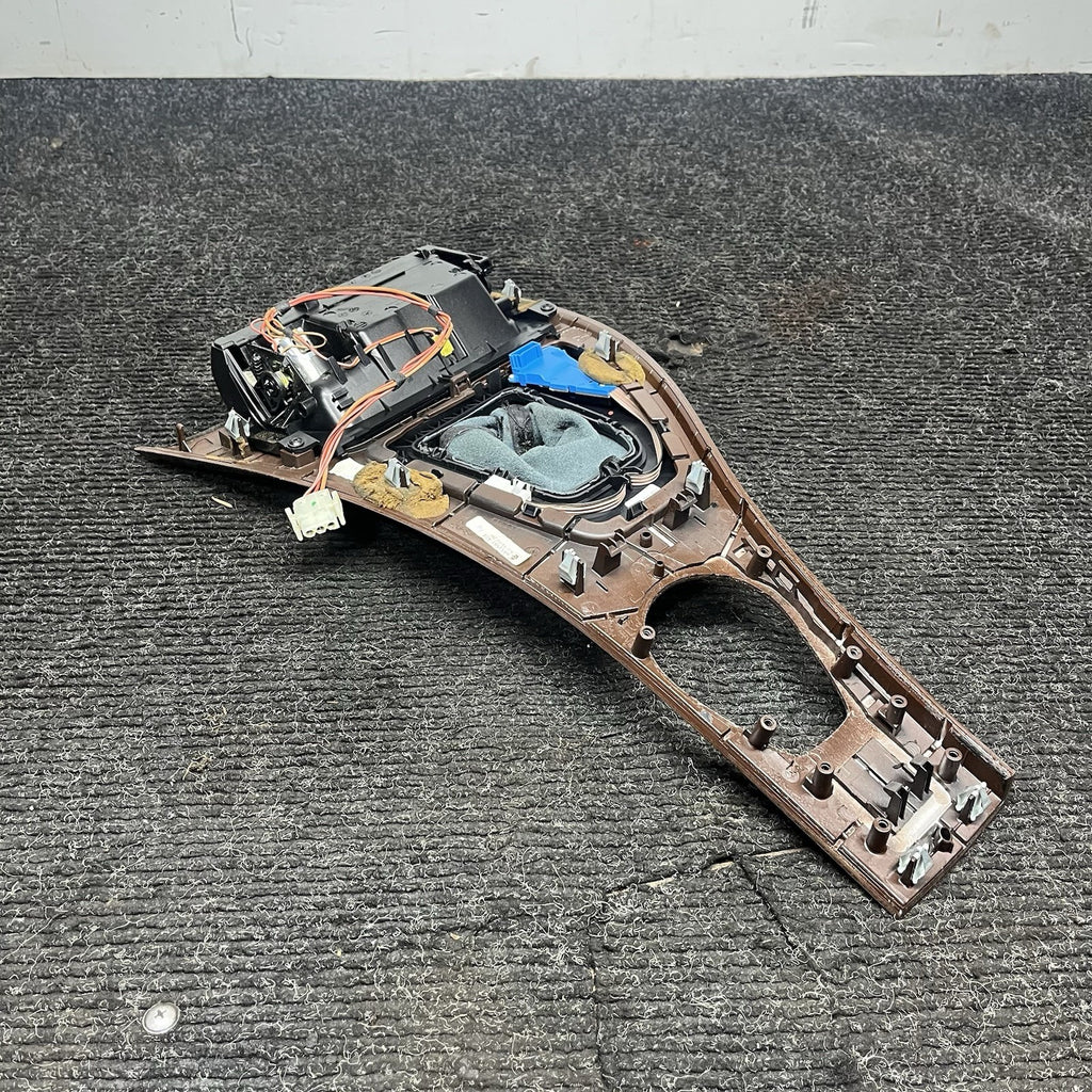 ☑️ 2006-2011 BMW E92 3-Series Coupe Center Console iDrive Wood Trim Bezel OEM