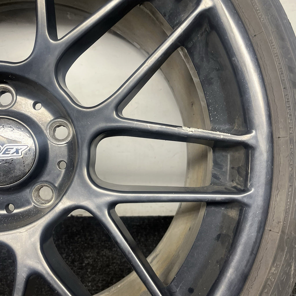 ☑️ APEX ARC-8 WHEEL RIM TIRE 19 X 9 ET 28 BLACK MICHELIN PS AS4 235/40/19