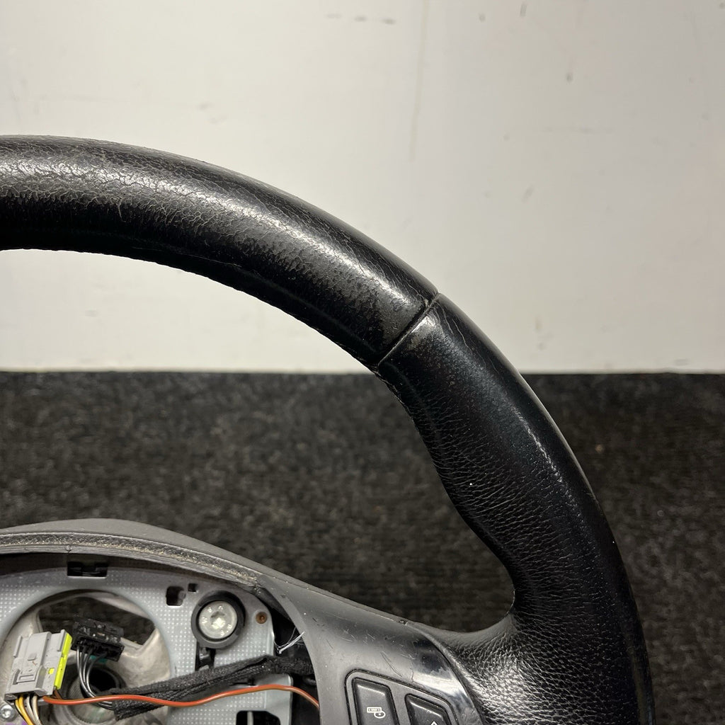 ☑️ 06-10 OEM BMW E92 E93 335 Sport Steering Wheel Black LEATHER w/ Manual