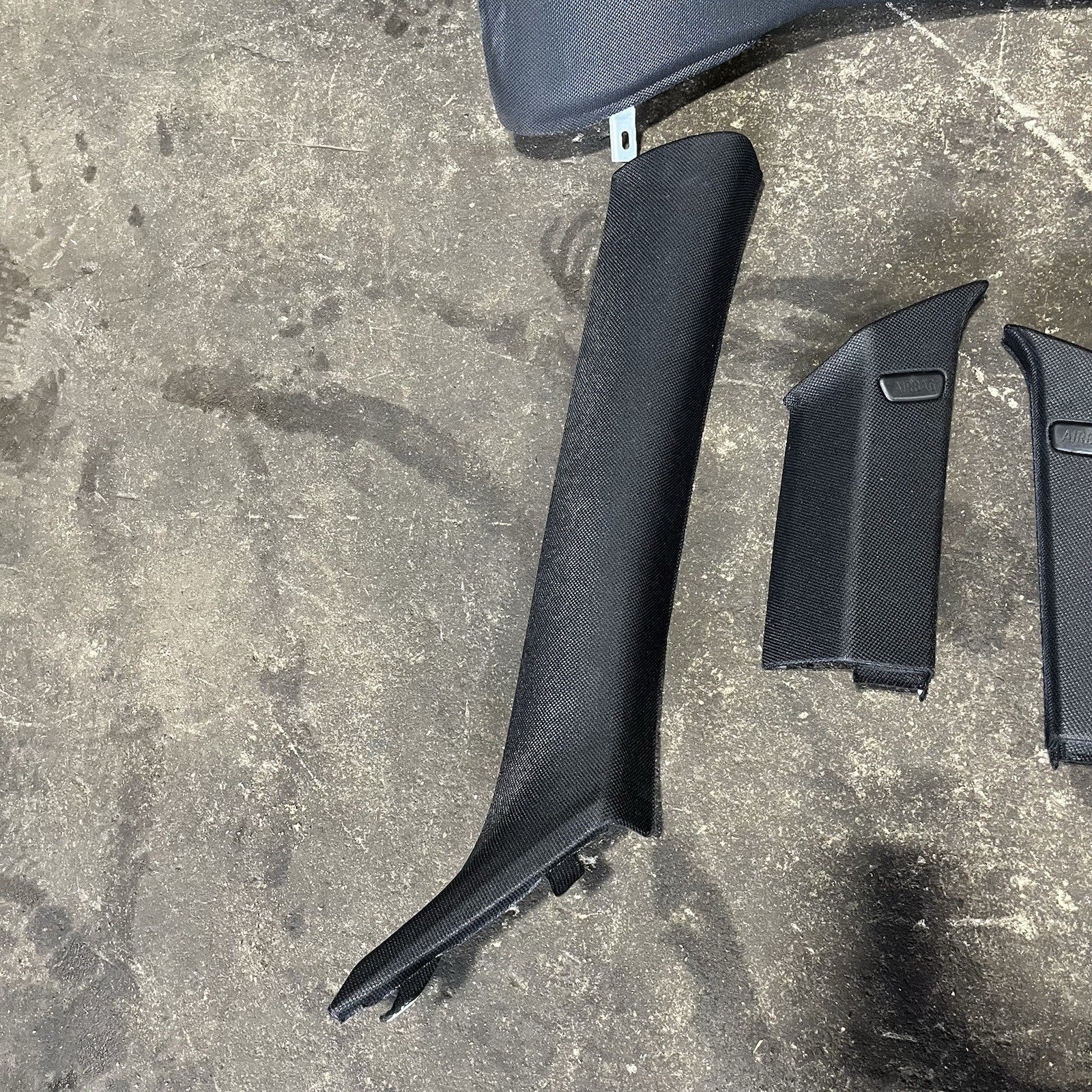☑️ 15-20 OEM BMW F36 Gran Coupe Black Headliner Pillars Visors SET Anthracite