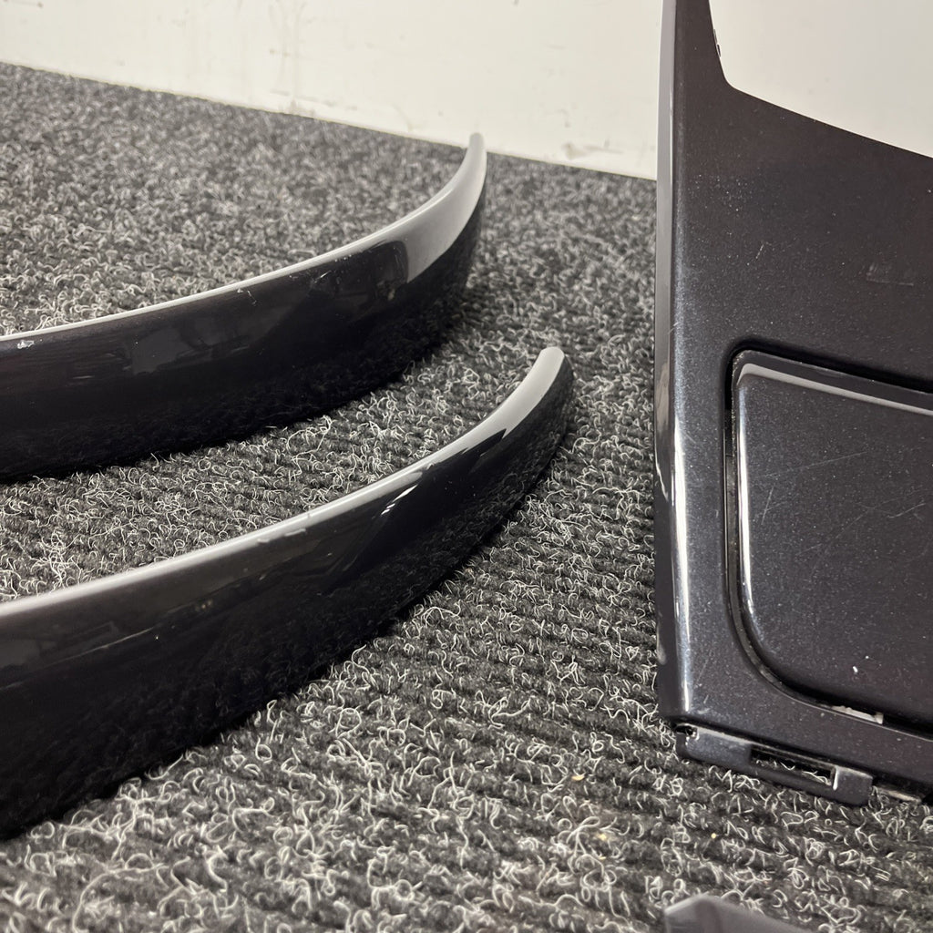 ☑️ 08-13 OEM BMW E82 E88 135 128 Gloss Black Dash Door Interior Trim SET