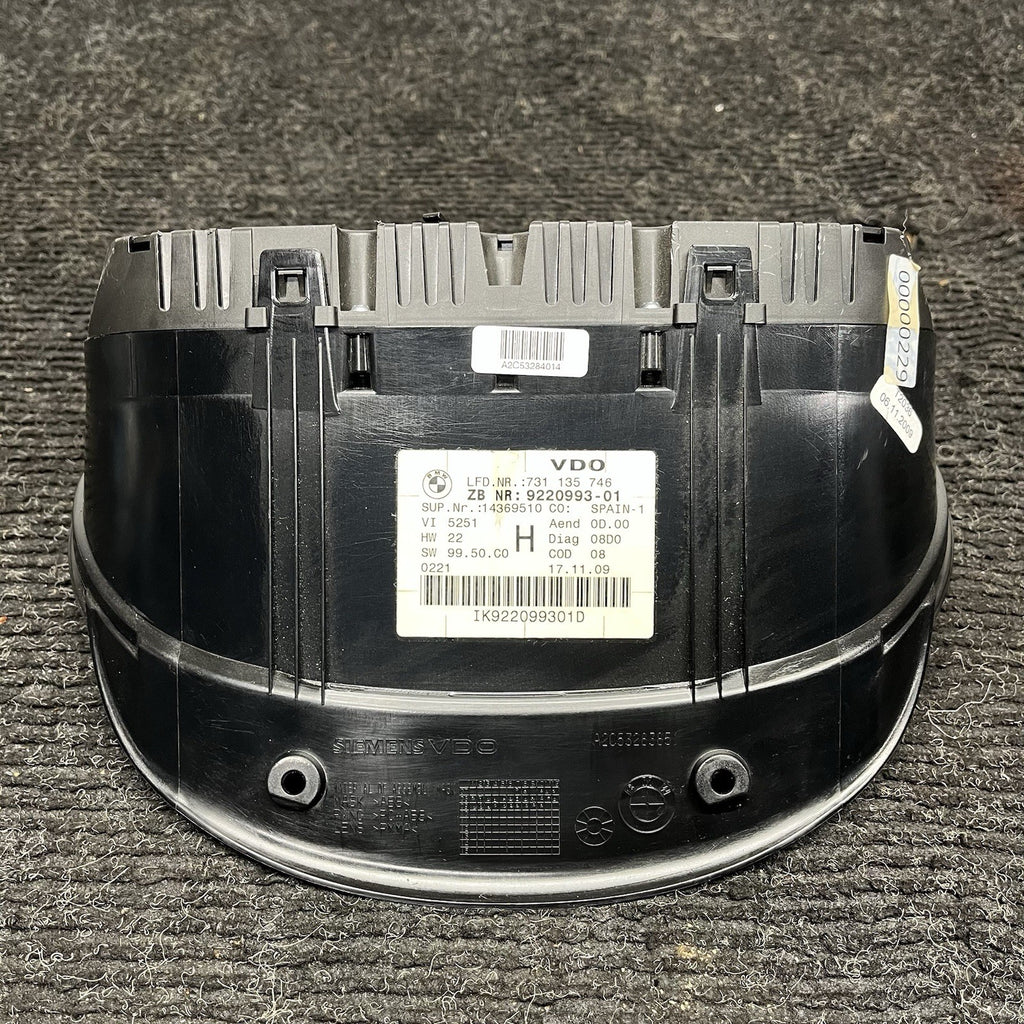☑️ 09-11 BMW 335D E90 Diesel Instrument Cluster Speedometer Gauge OEM 9242376