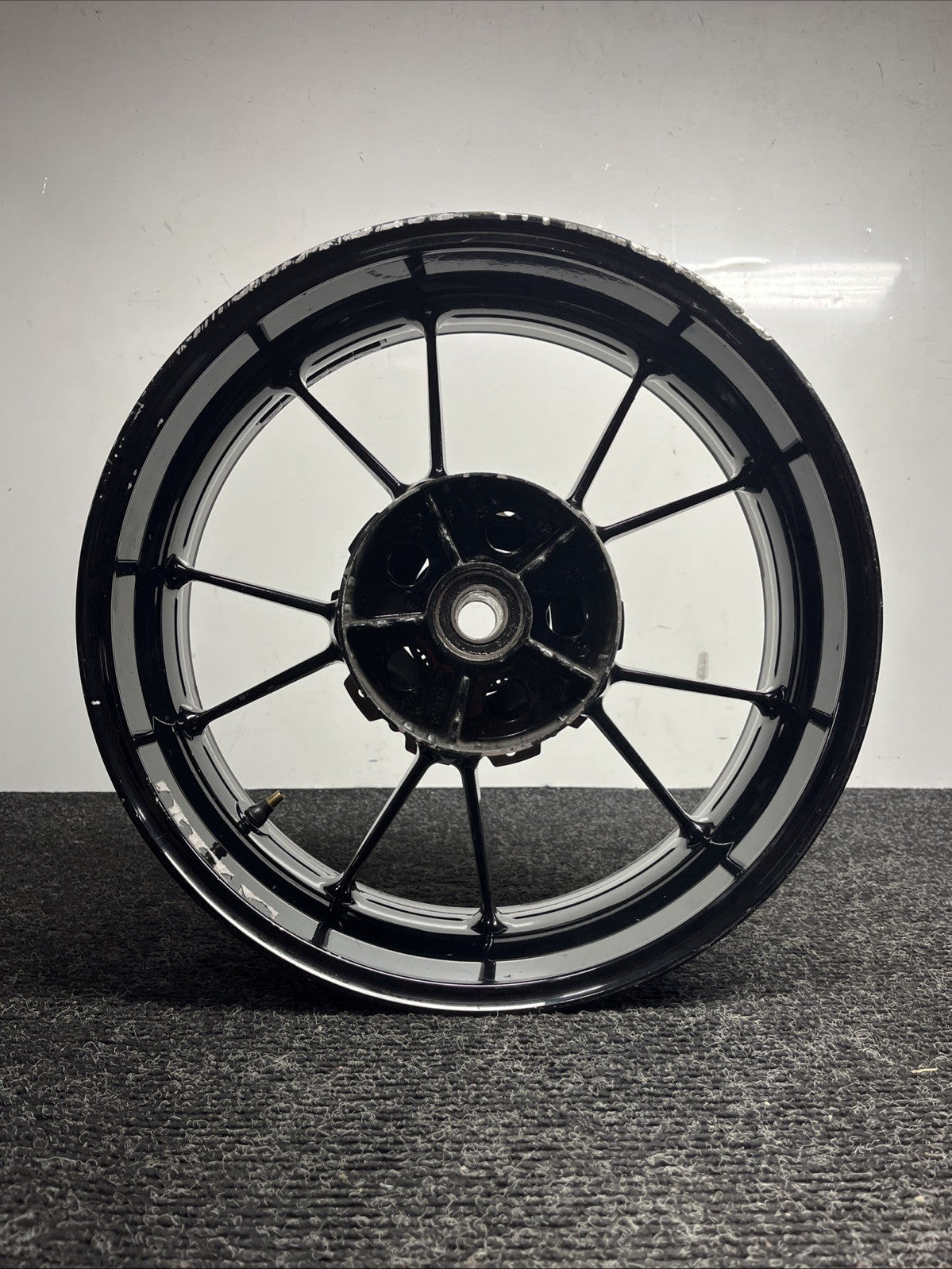 ☑️ OEM GENUINE 2009-2014 BMW S1000RR BLACK REAR WHEEL RIM (53711760)