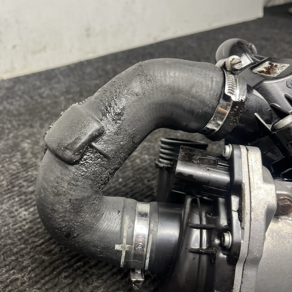 ☑️ OEM BMW E82 E90 E92 F10 F13 N54 N55 Electric Metal Water Pump W/ Thermostat