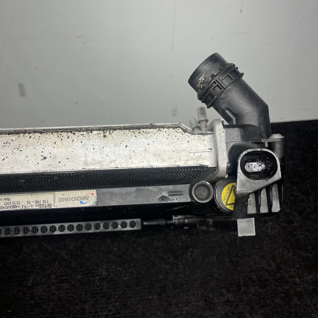 ☑️BMW E93 E92 E90 E82 328I N52 Engine Radiator Ac Condenser Assembly OEM