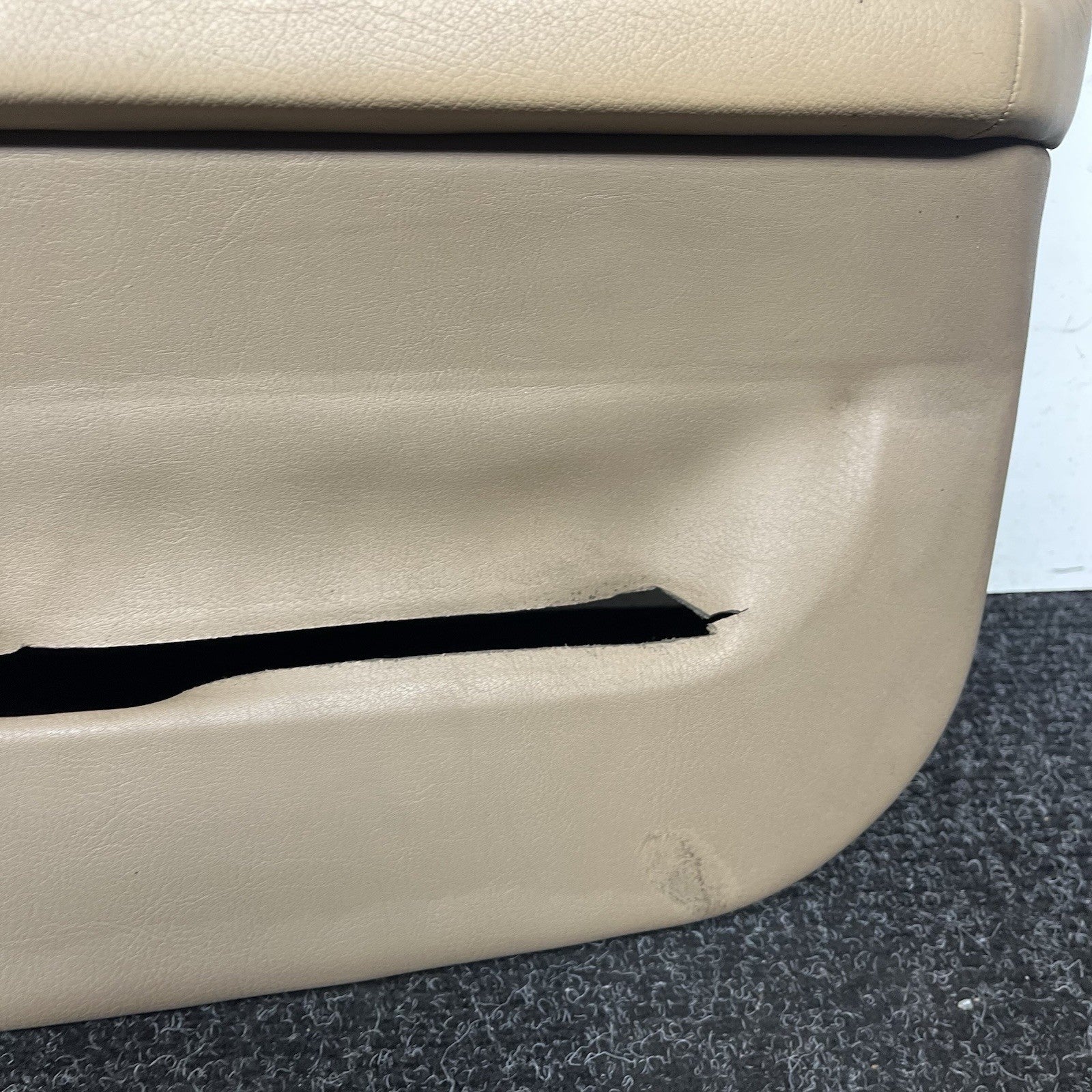 ☑️ 1994-99 BMW E36 PASSENGER SIDE DOOR PANEL RIGHT BEIGE CARD CONVERTIBLE COUPE
