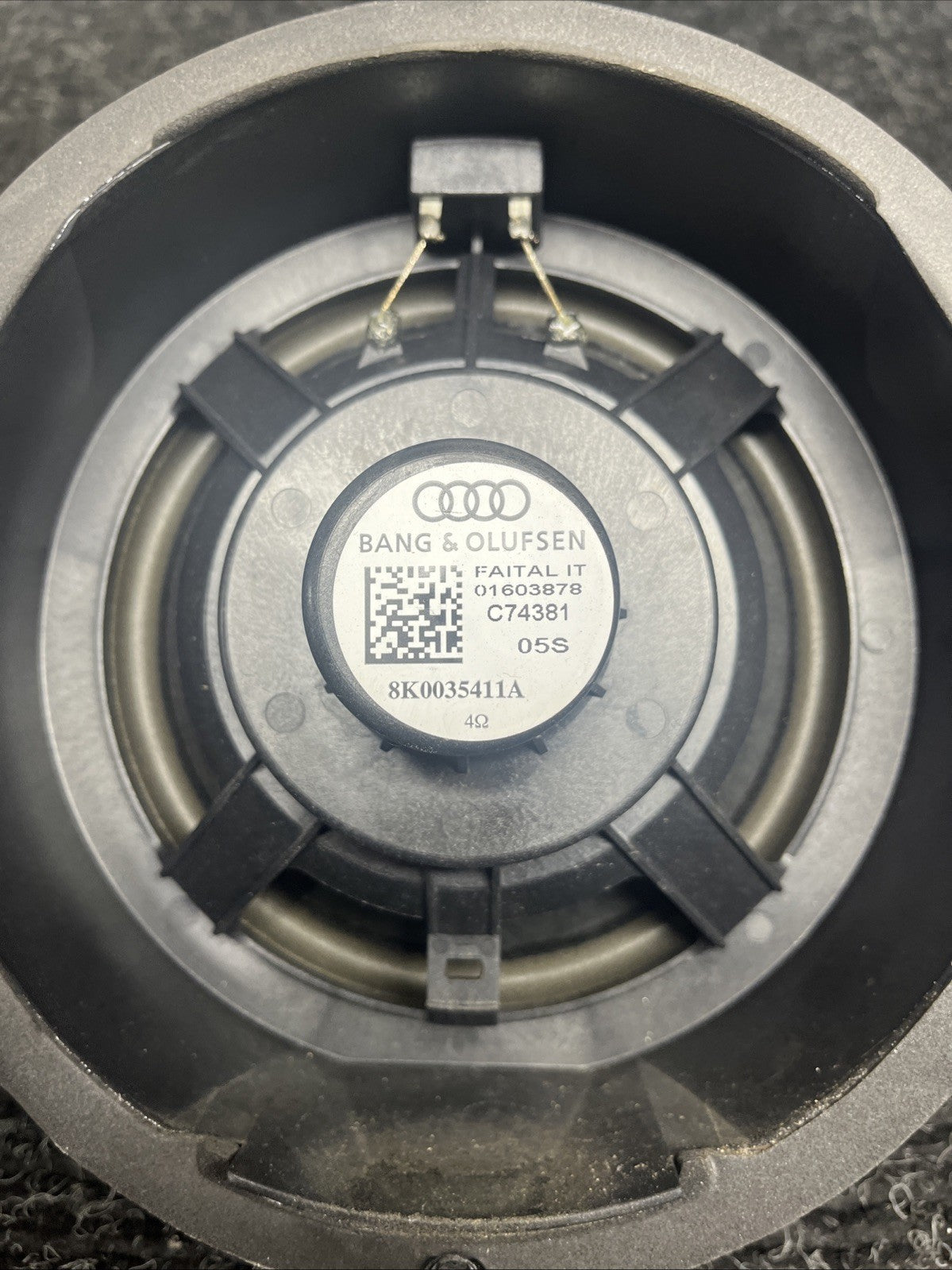 ☑️ 09-16 AUDI S4 A4 REAR DOOR MID TWEETER SPEAKER UNIT BANG & OLUFSEN OEM
