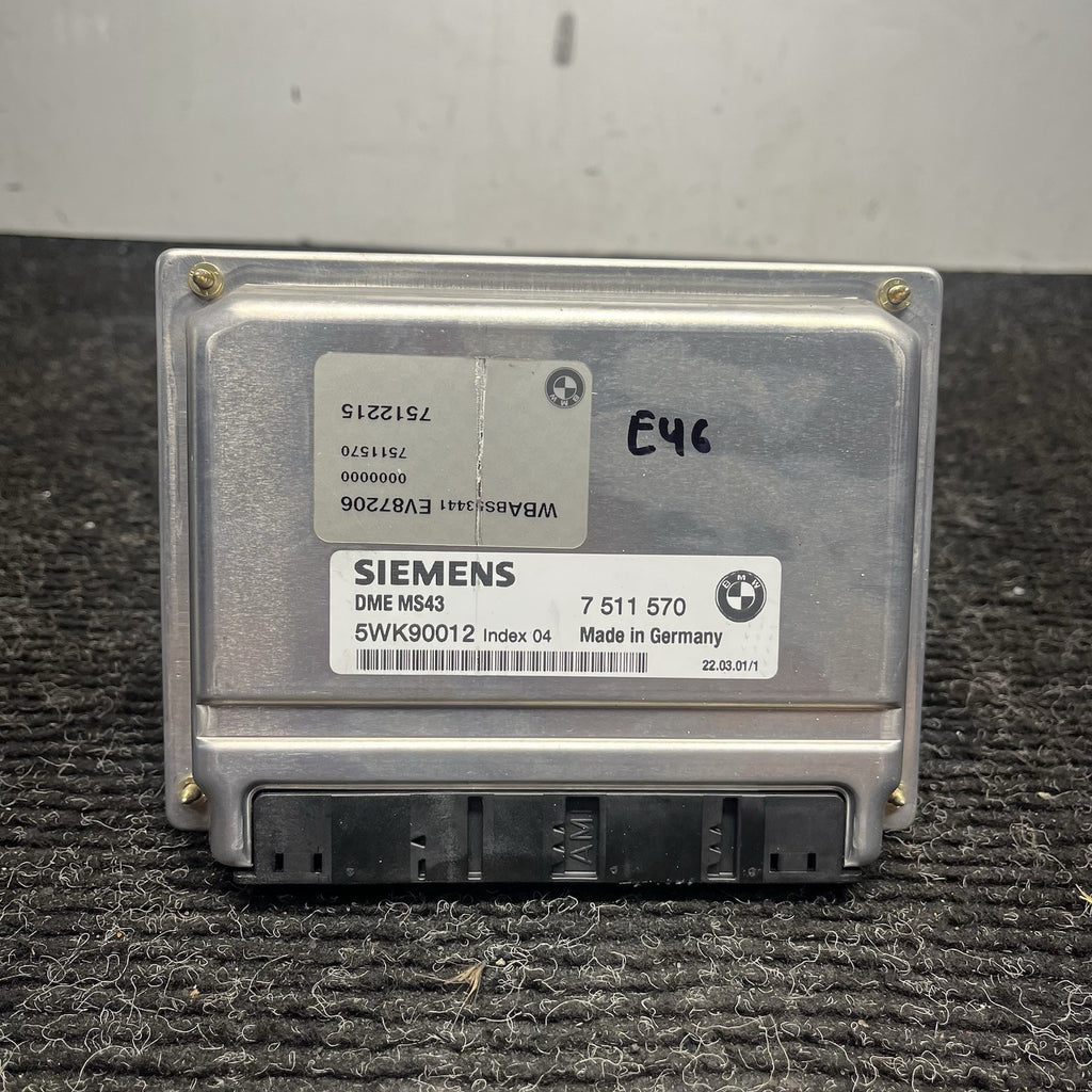 ☑️ BMW E46 E39 3 5 Series Z3 MS43 M54 DME ECU Engine Computer Control Module OEM