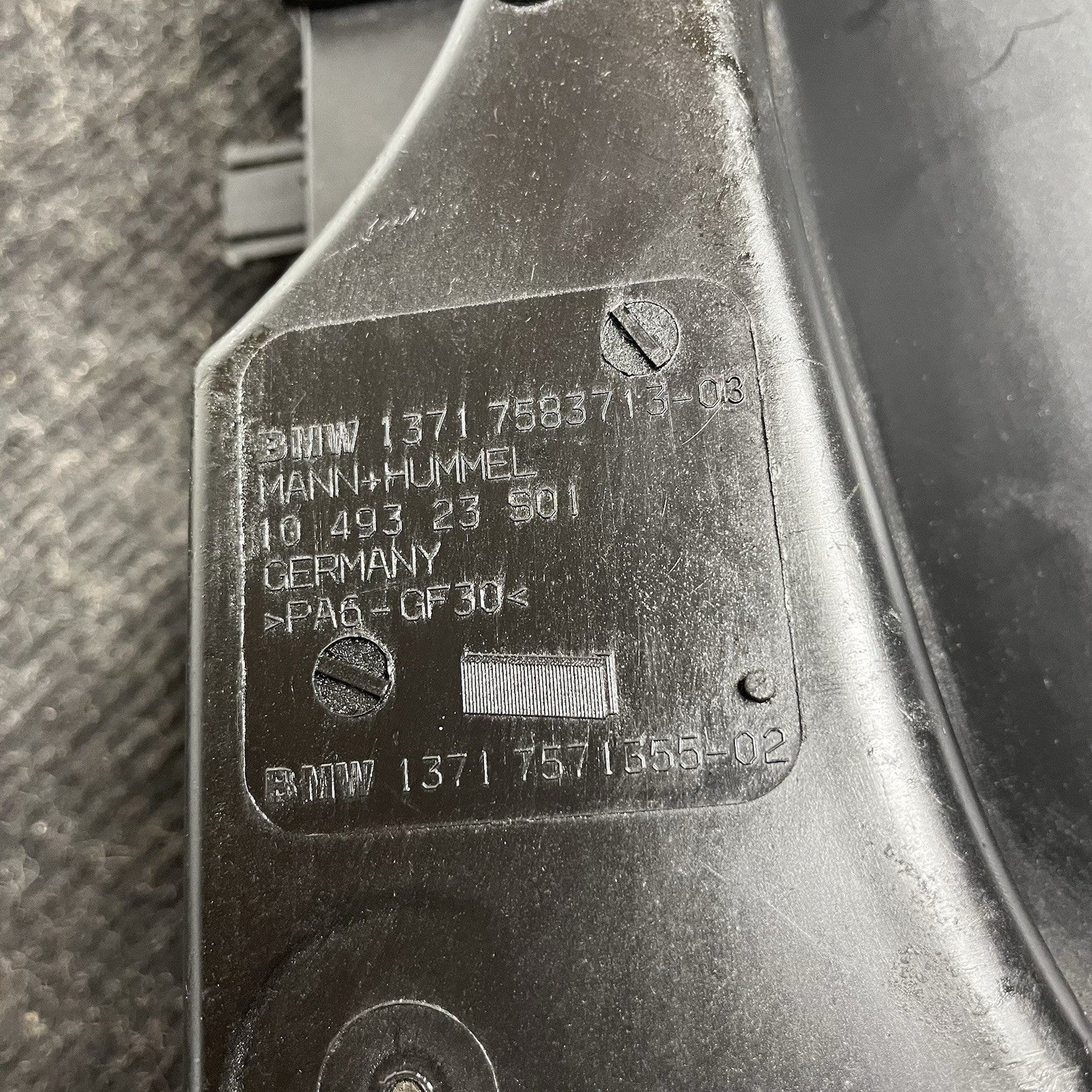 ☑️ 2012-2019 BMW X5 3.0L Engine Air Cleaner Filter Intake Box 7583713 OEM