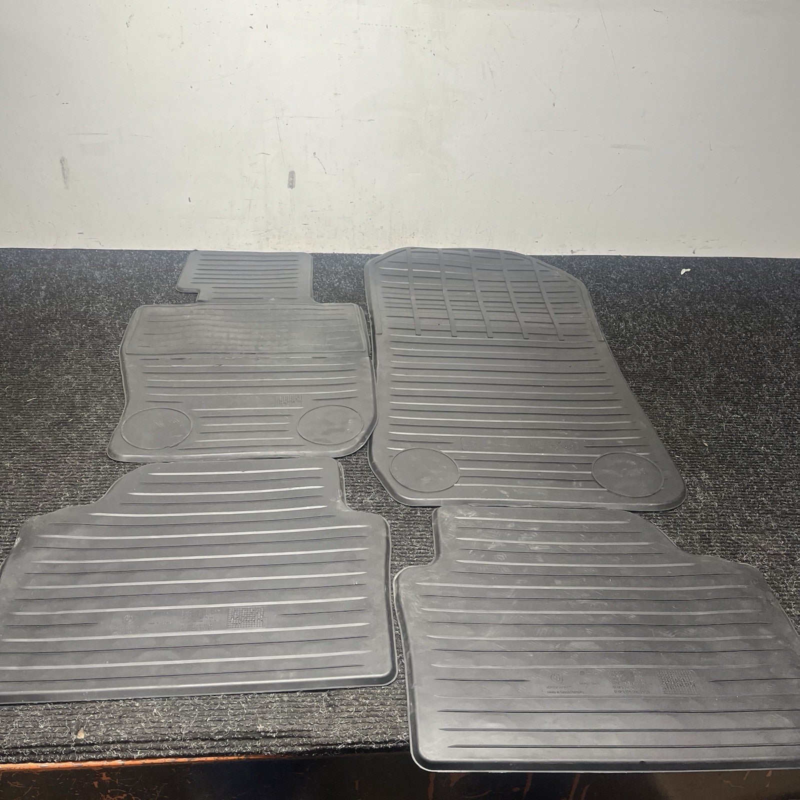 ☑️ BMW 06-12 3-Series Original E90 All-Weather Rubber Floor Mat OEM Front Rear