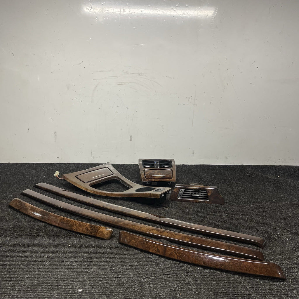 ☑️ 07-08 OEM BMW E93 335i Interior Dash Door Center Console Fine Wood Trim SET