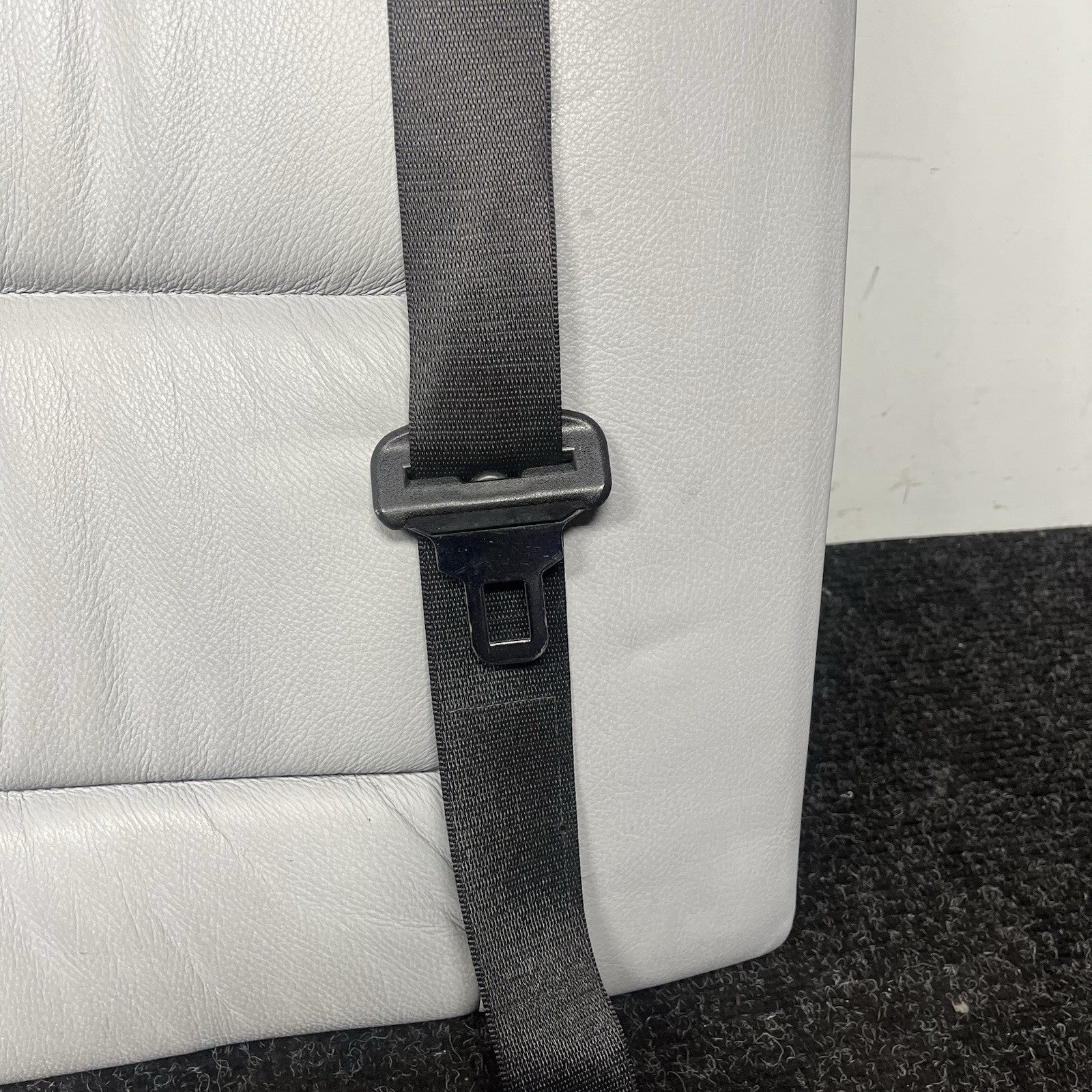 ☑️94-99 BMW E36 3-Series Coupe Sedan Rear Seat Folding Backrest Grey Leather OEM