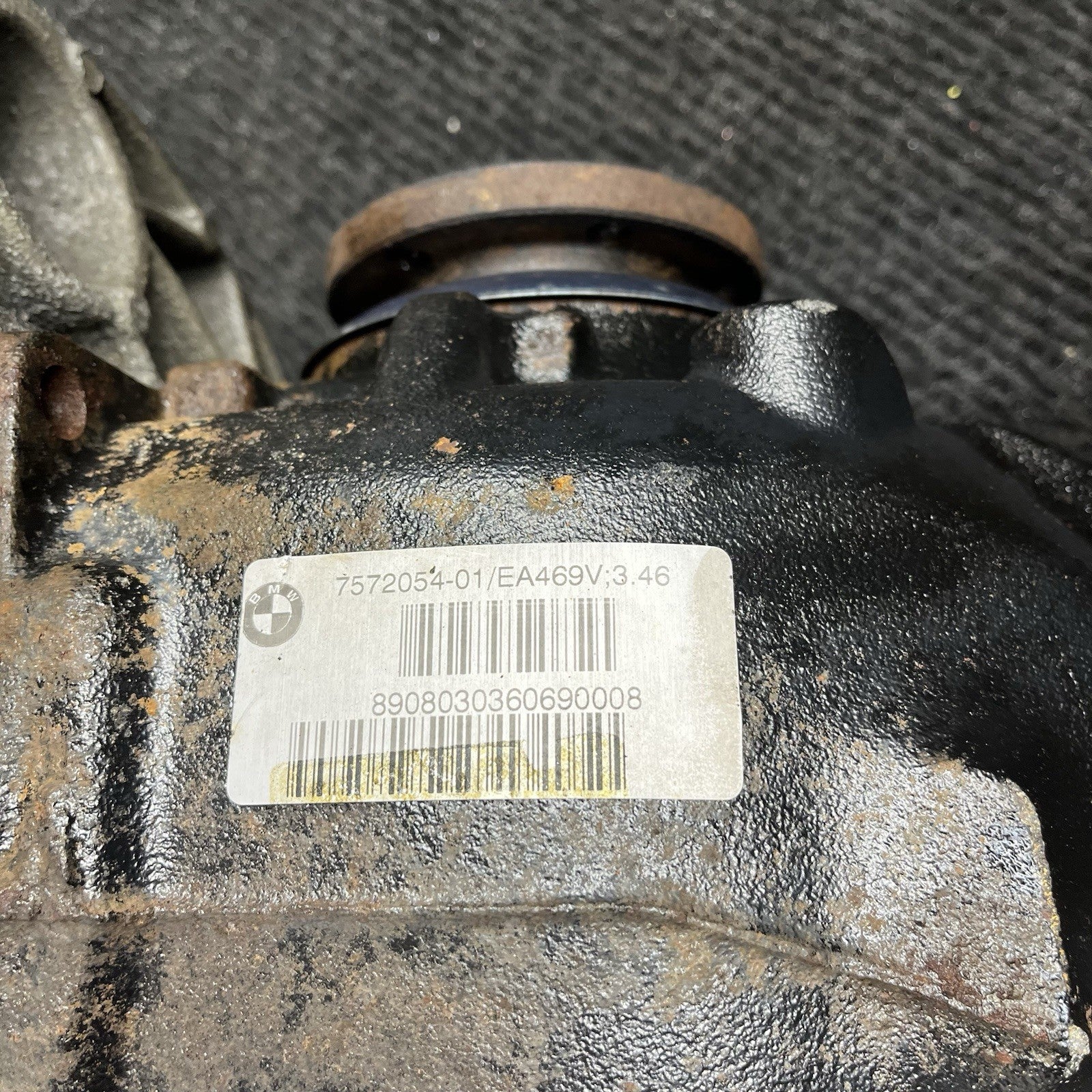 ☑️ 07-13 BMW E82 E90 E92 REAR AUTOMATIC AXLE DIFFERENTIAL CARRIER RATIO 3.46 OEM