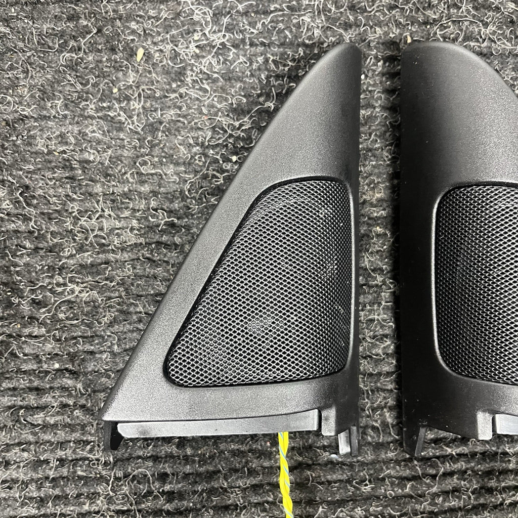 ☑️ 07-13 OEM BMW E92 E93 335 M3 Front Left Right Door Tweeter Speaker Cover SET