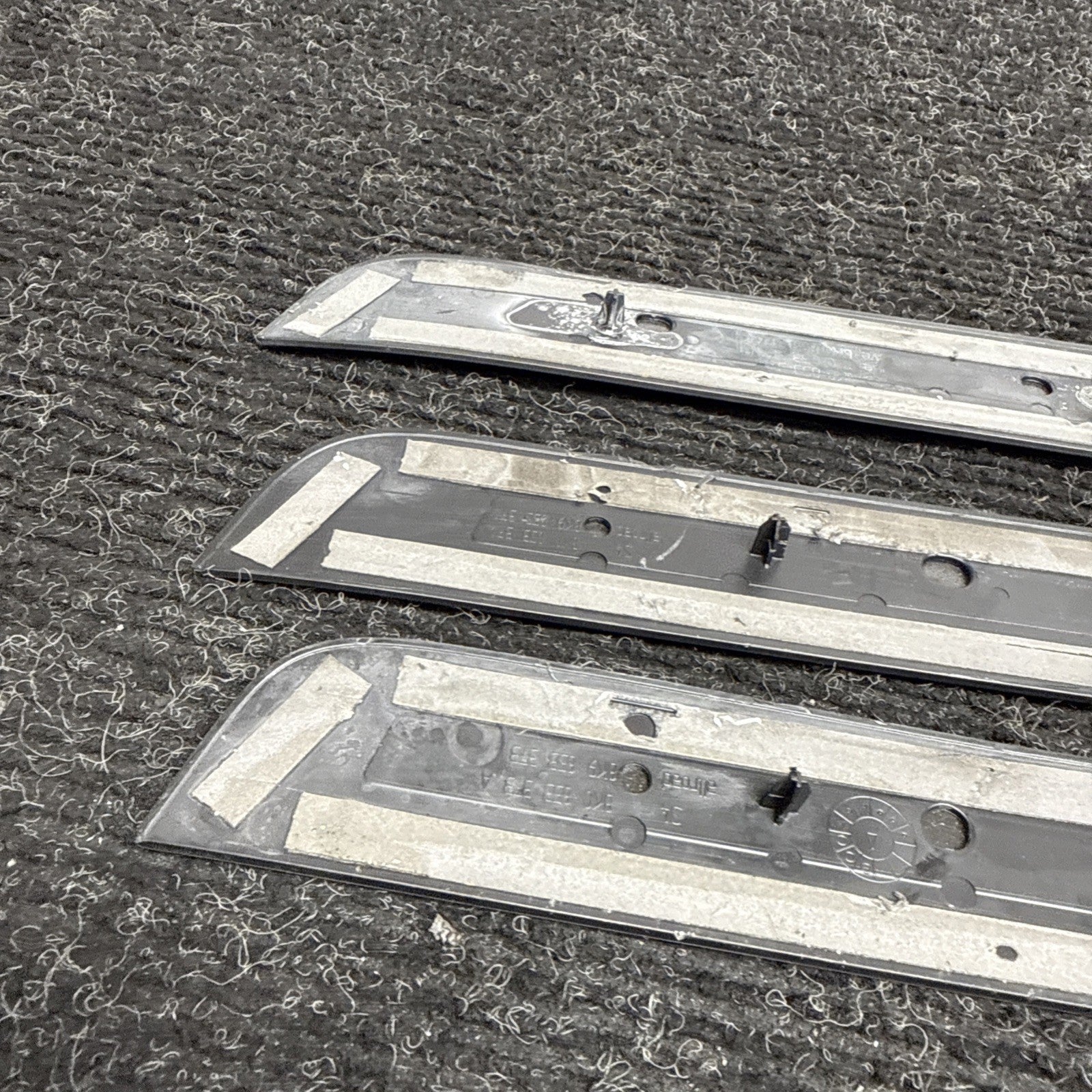 ☑️ 2012-2015 Audi A4 S-LINE Door Sill Trim Cover Emblem SET 8K0853373 8K0853374