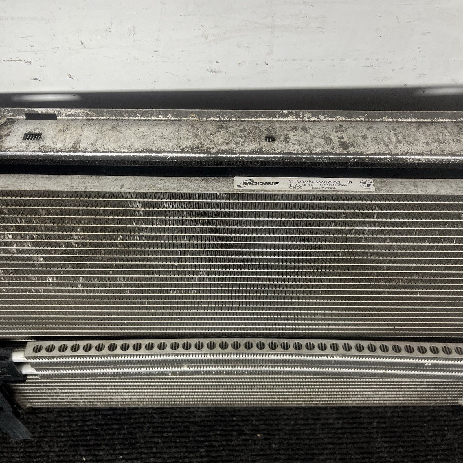 ☑️BMW E93 E92 E90 E82 328I N51 Engine Radiator Ac Condenser Assembly OEM