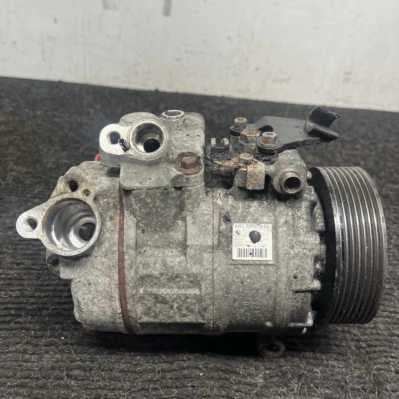 ☑️ BMW E92 135i 335i N54 N55 ENGINE A/C AC COMPRESSOR AIR CONDITIONING UNIT OEM