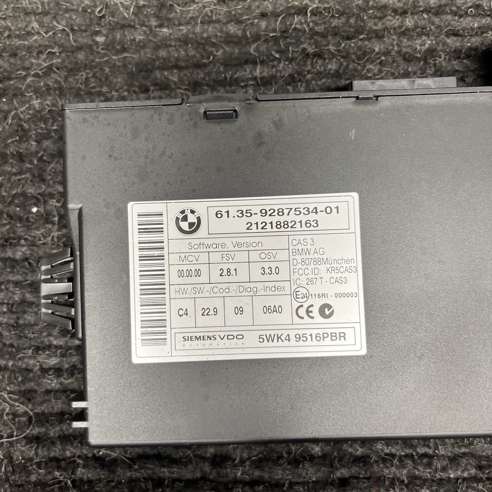 ☑️ 2011-13 BMW E88 E90 E92 135 335 N55 MT DME ECU Engine Computer Key Set OEM