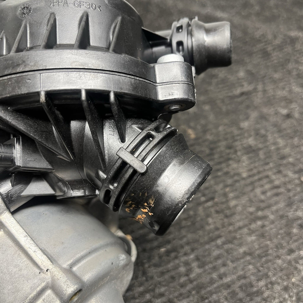 ☑️ OEM BMW E82 E90 E92 F10 F13 N54 N55 Electric Metal Water Pump W/ Thermostat
