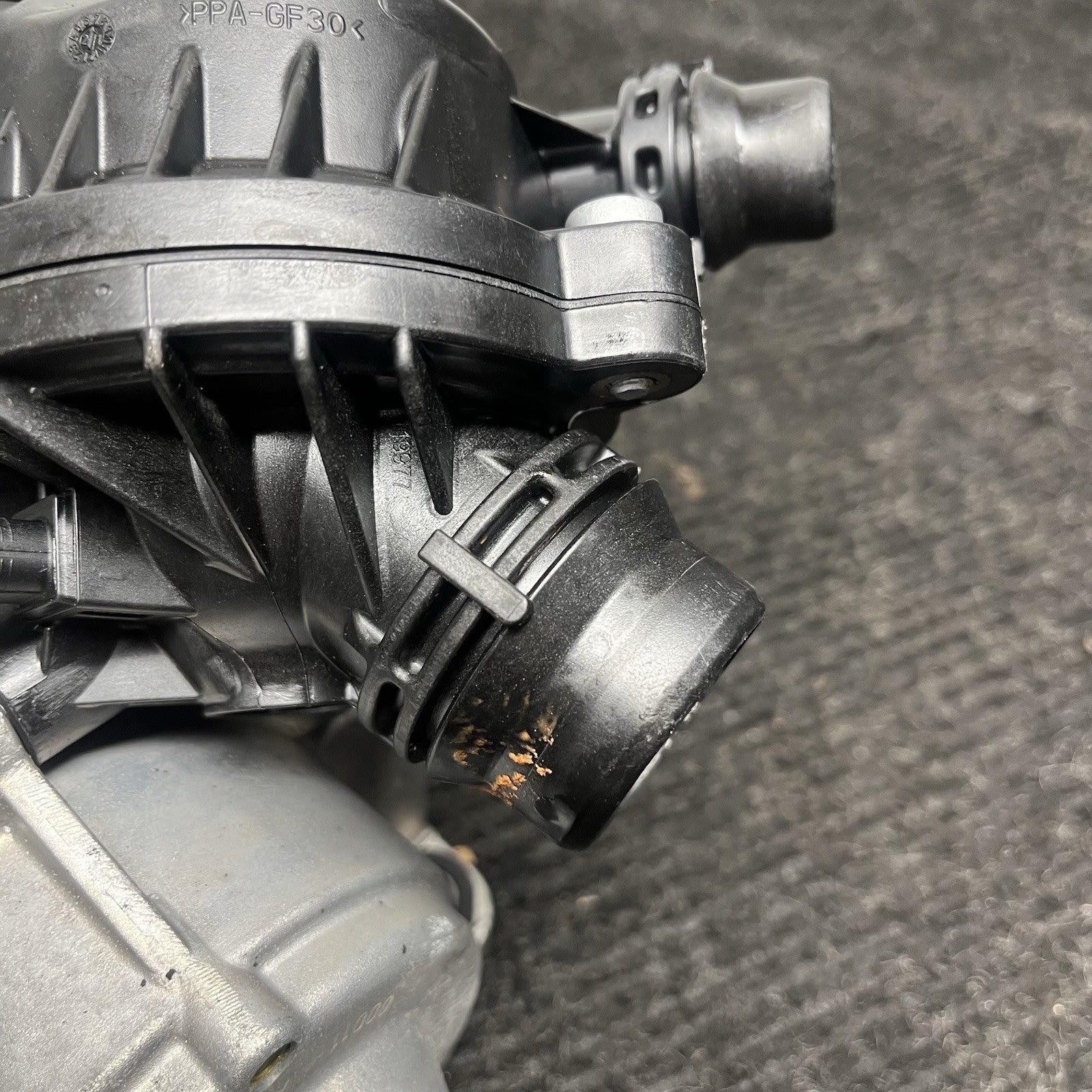 ☑️ OEM BMW E82 E90 E92 F10 F13 N54 N55 Electric Metal Water Pump W/ Thermostat