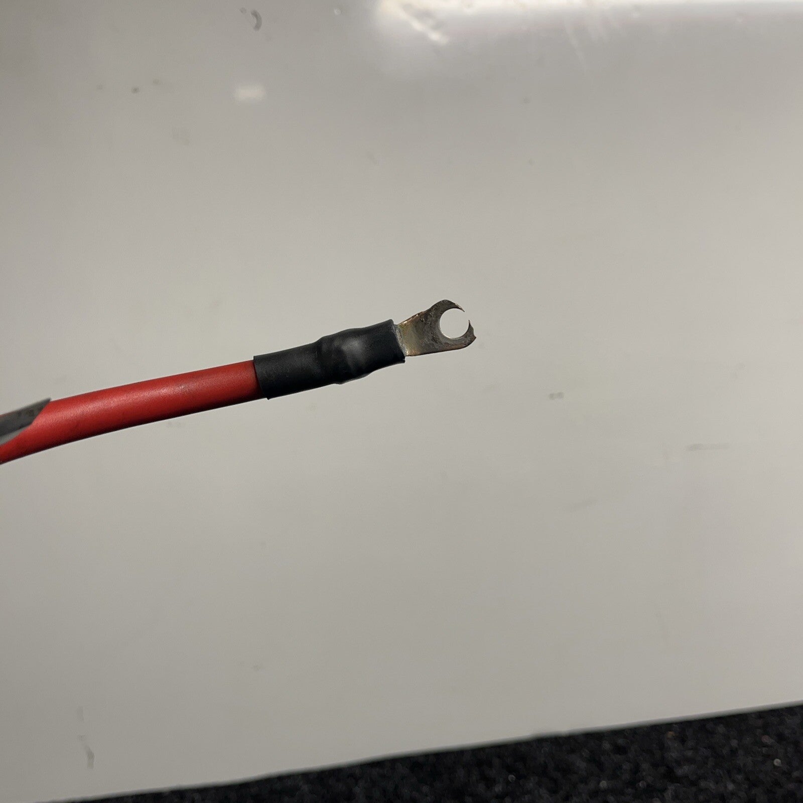 ☑️ 06-13 OEM BMW E82 E90 E92 E88 Battery Plus Pole Terminal Positive Red Cable
