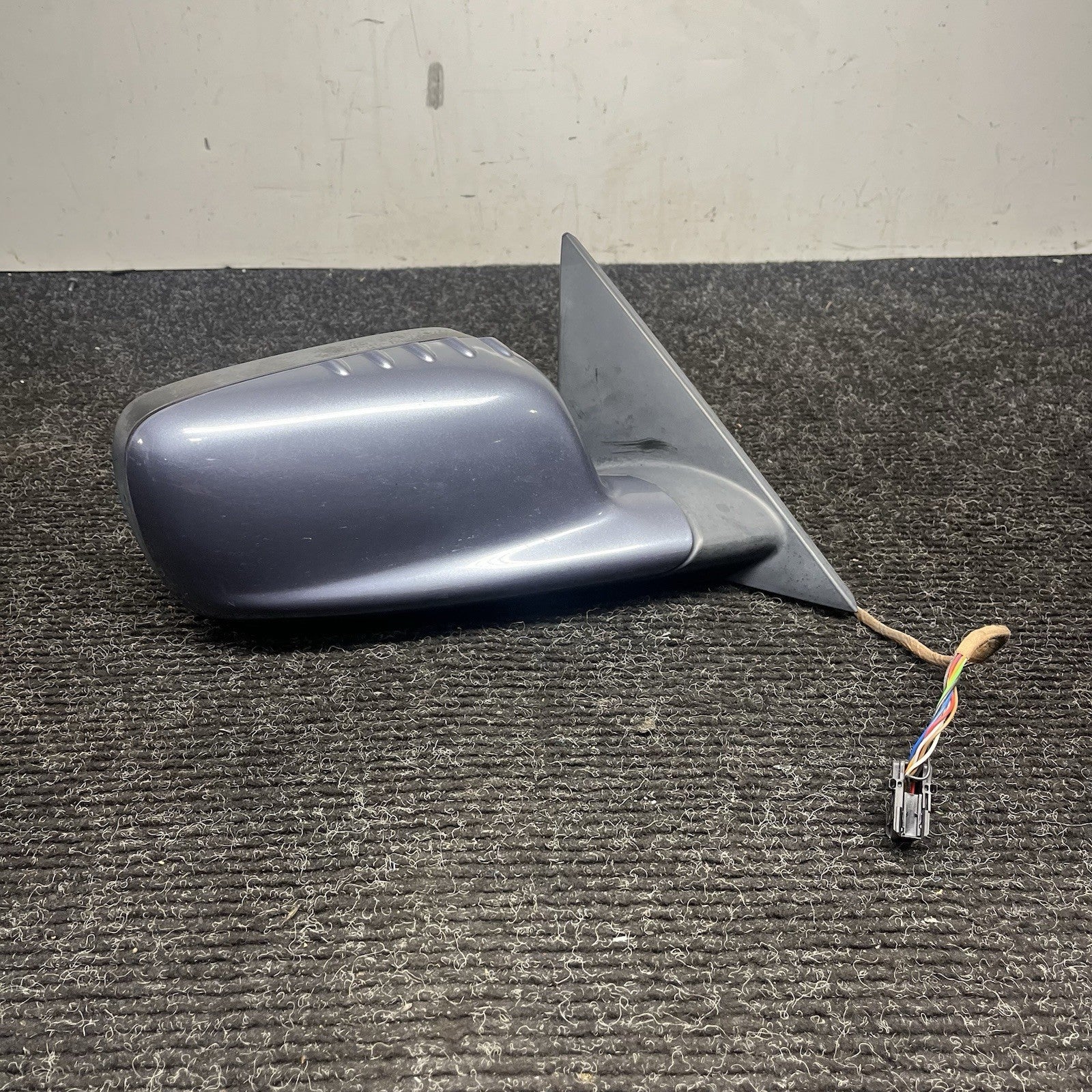 ☑️ OEM BMW E46 325CI 330CI 00-03 RIGHT PASSENGER SIDE DOOR POWER MIRROR BLUE