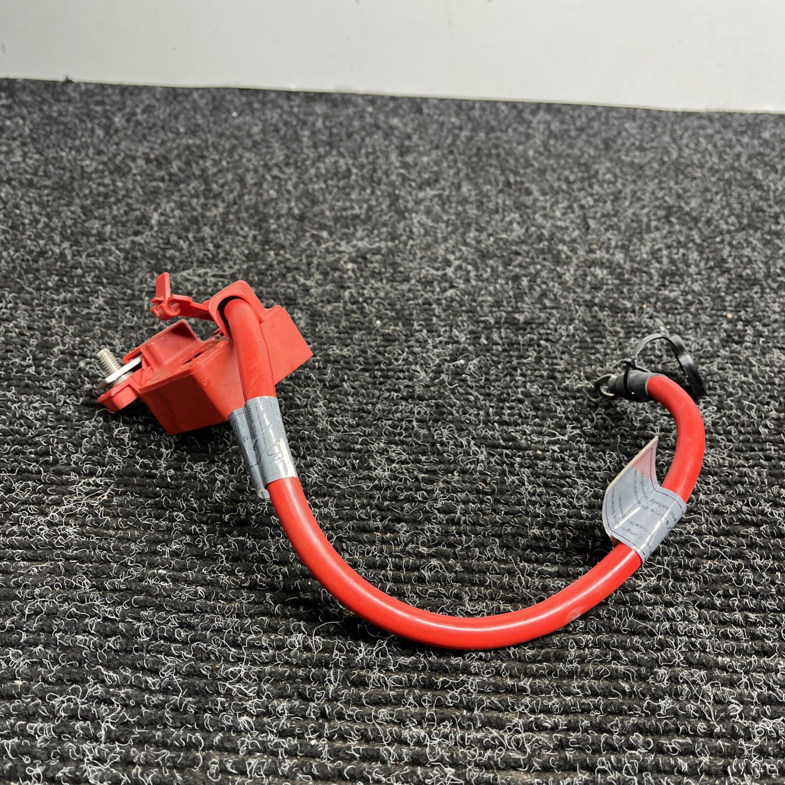 ☑️ 06-13 OEM BMW E82 E90 E92 M3 Battery Plus Pole Terminal Positive Red Cable