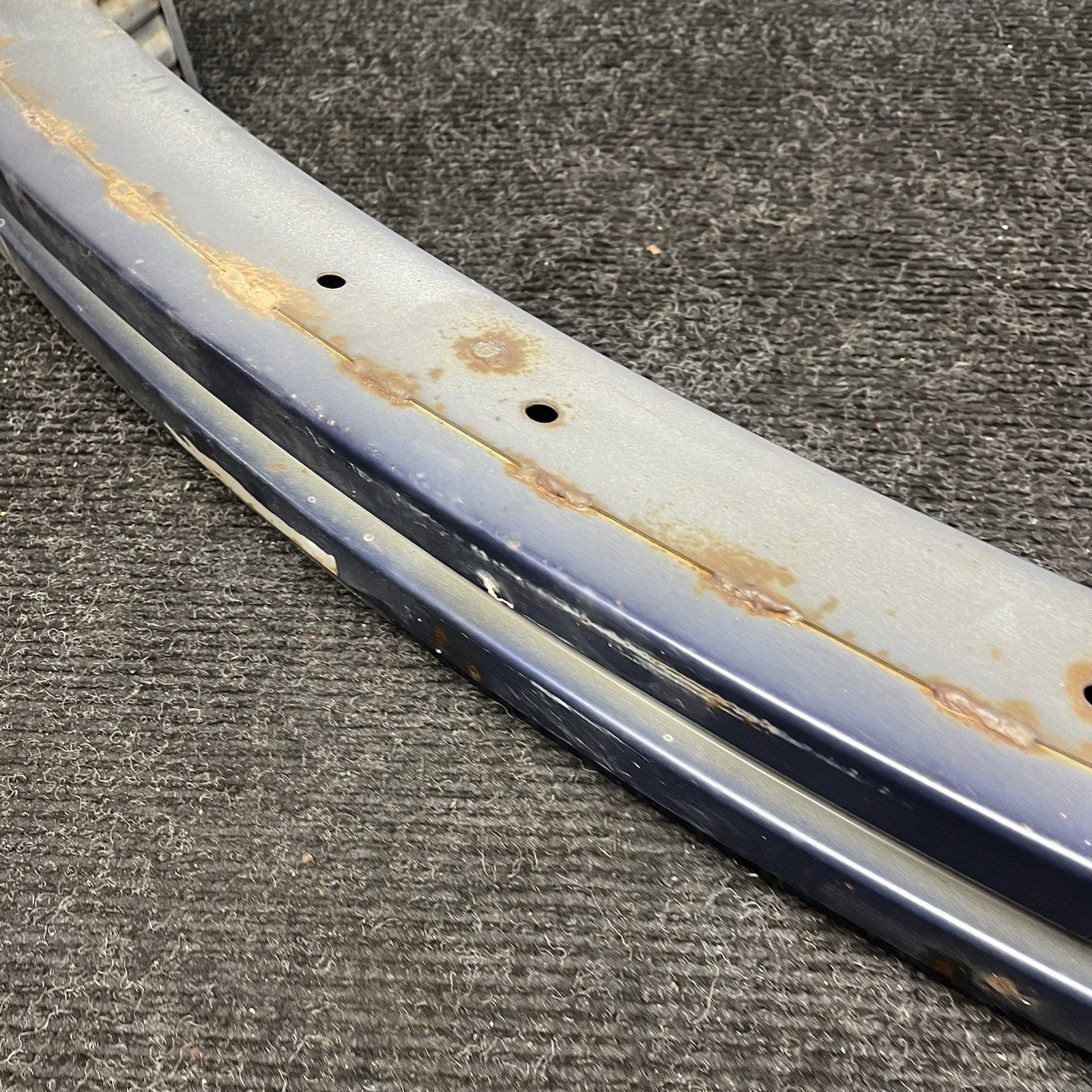 ☑️08-14 SUBARU WRX STI OEM FRONT BUMPER CRASH BAR BLUE GENUINE ASSEMBLY FACTORY