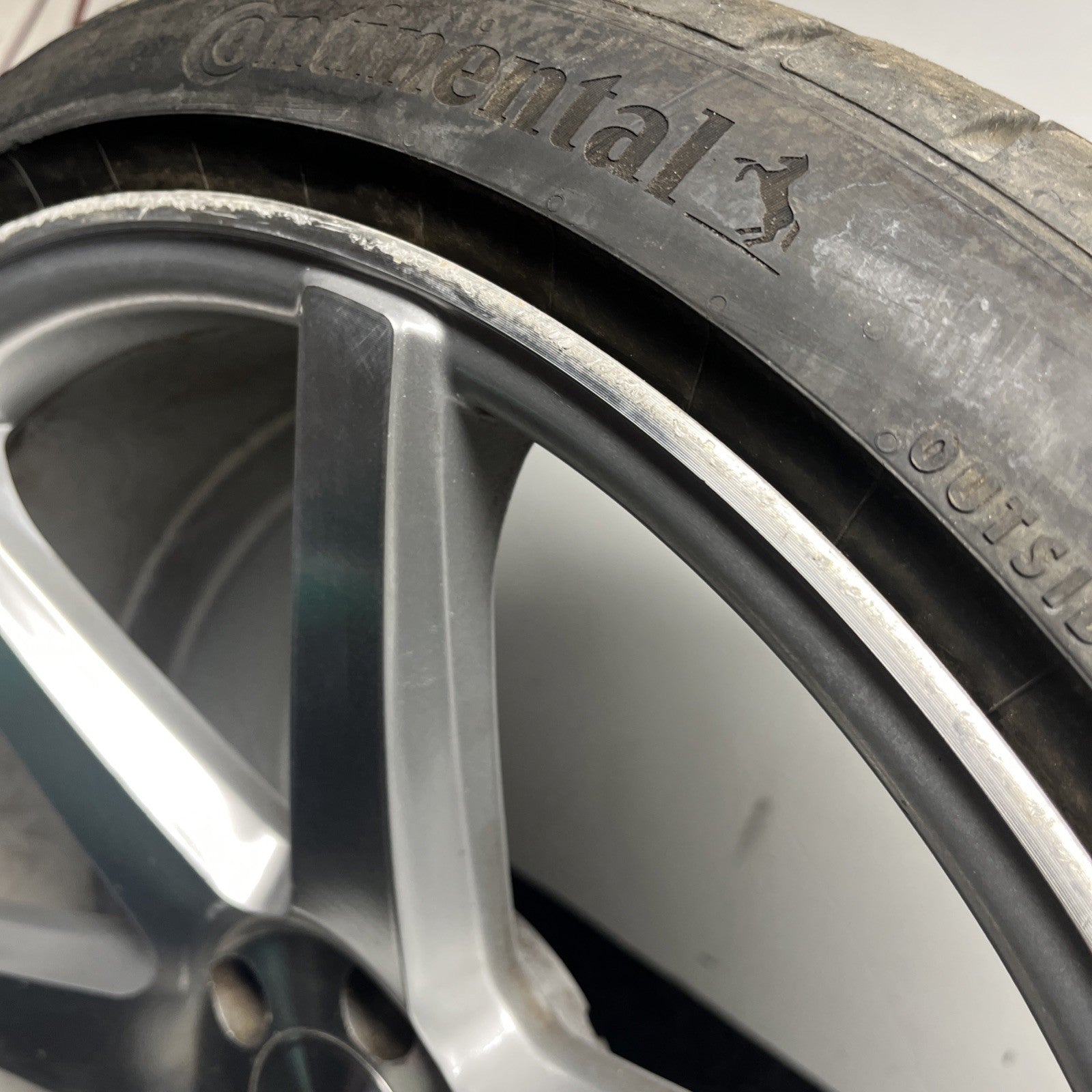 ☑️ ONE Vossen CV3 Silver Wheel W/TIRE & Cap 20x10.5 et30 5x112