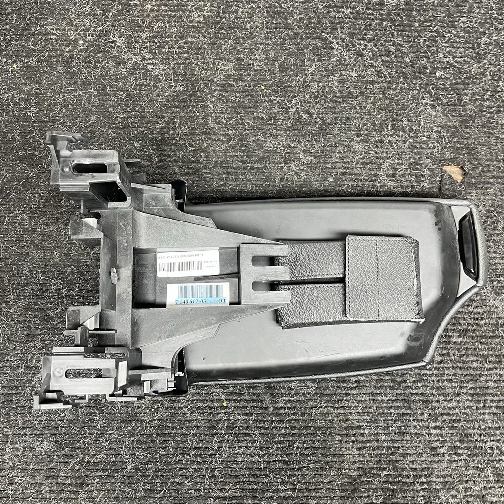 ☑️ 08-13 OEM BMW E88 E82 Center Console Armrest Tray Black Leather