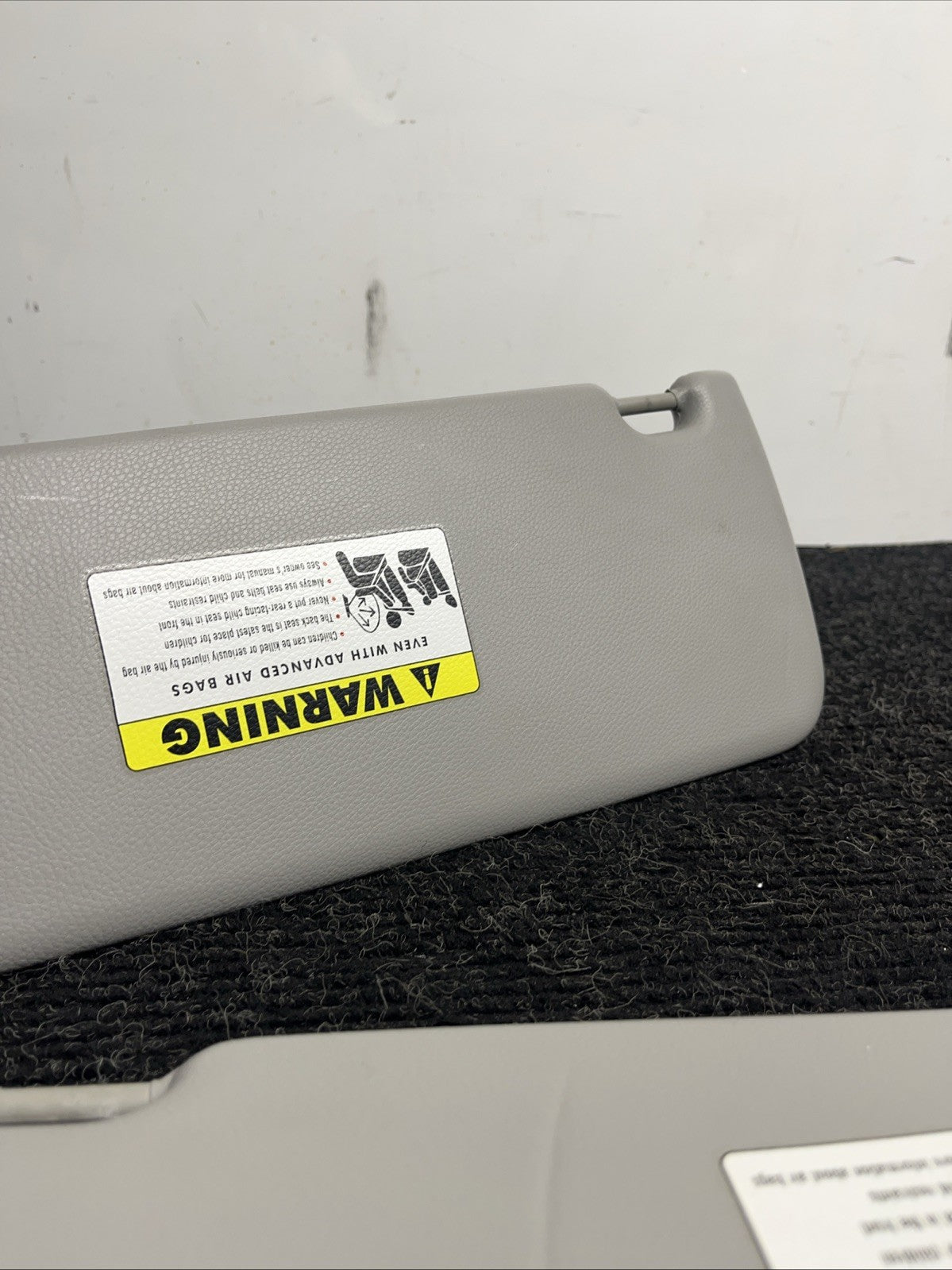 ☑️ 2006-2011 BMW E90 Sun Visor Shade Set Visors Left Right Pair Gray OEM