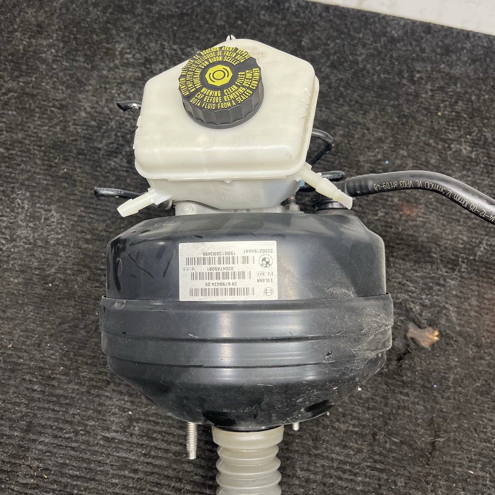 ☑️ 2012-2015 BMW 335i F30 OEM 3.0L Power Brake Booster W/Master Cylinder 6798424