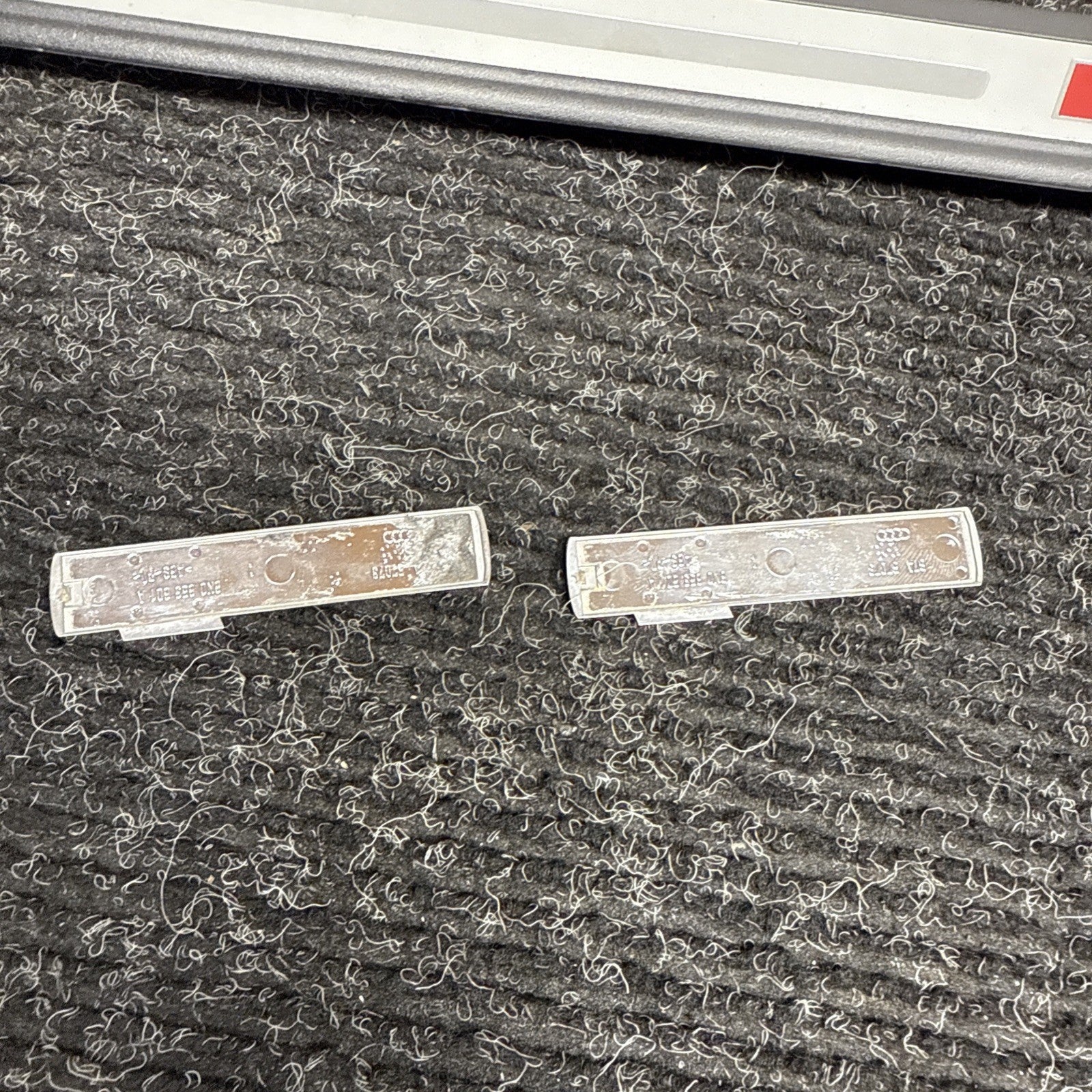 ☑️ 2012-2015 Audi A4 S-LINE Door Sill Trim Cover Emblem SET 8K0853373 8K0853374