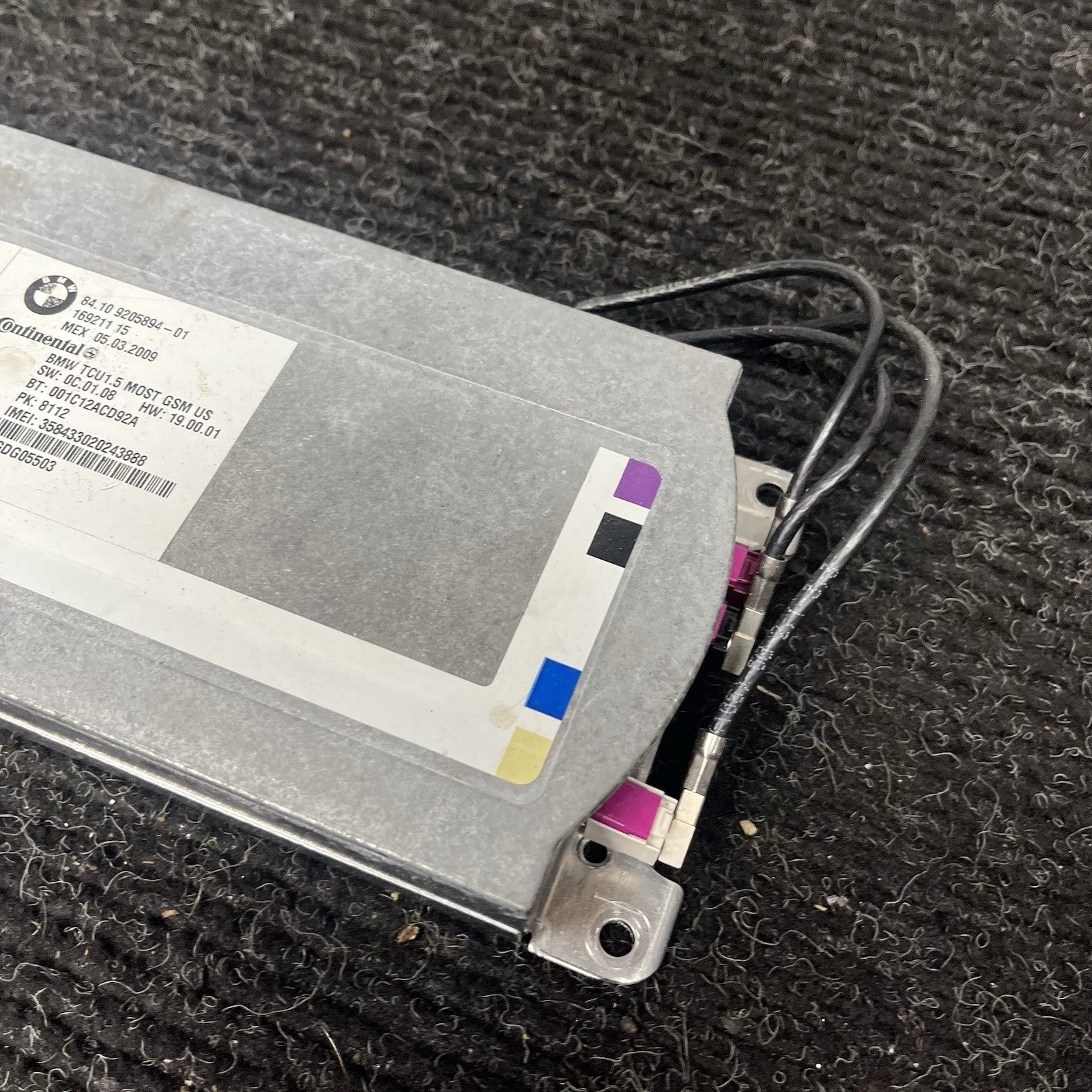 ☑️ OEM 09-13 BMW E82 E88 E90 E92 E60 E64 E70 Telematics Bluetooth Control Module