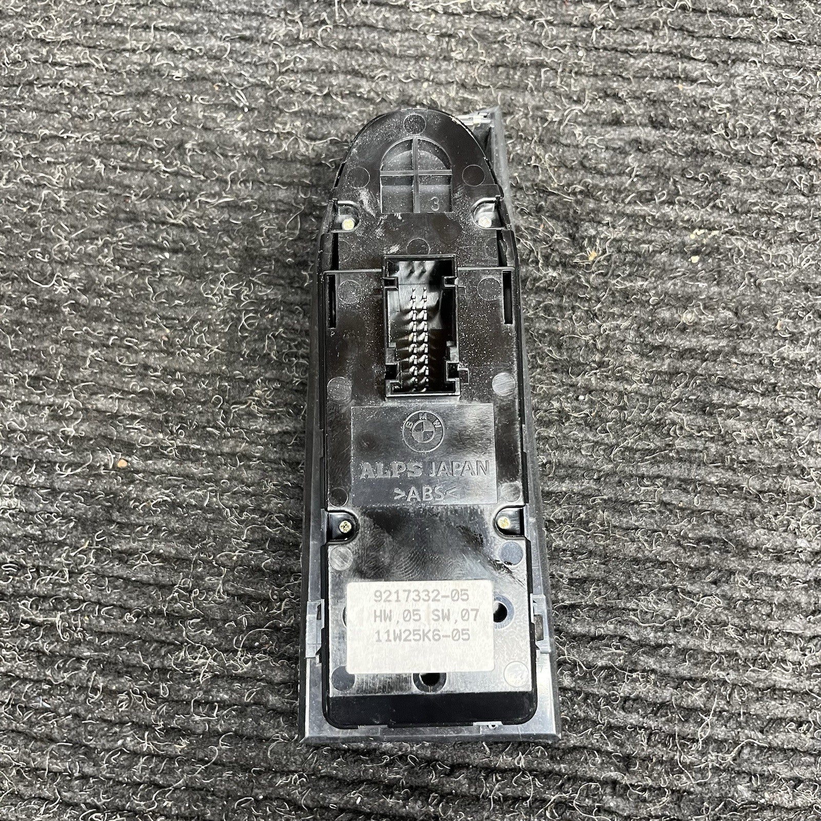 ☑️ 2007-2013 BMW E90 3 Series Driver Master Power Window Switch 9217332 Oem