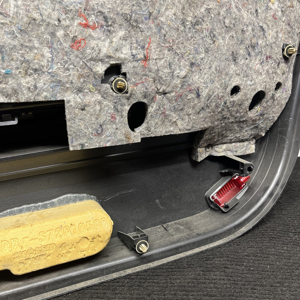 ☑️ 2013-2016 LH SCION FRS BRZ 86 OEM RED STITCHED DOOR PANELS SPEAKER ARM REST