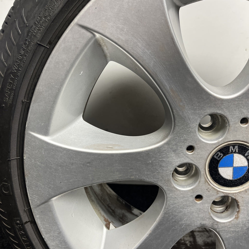☑️ 2006-13 BMW 335i E90 E92 18x8 STYLE 162 FRONT WHEEL RIM SILVER OEM 225/40/R18