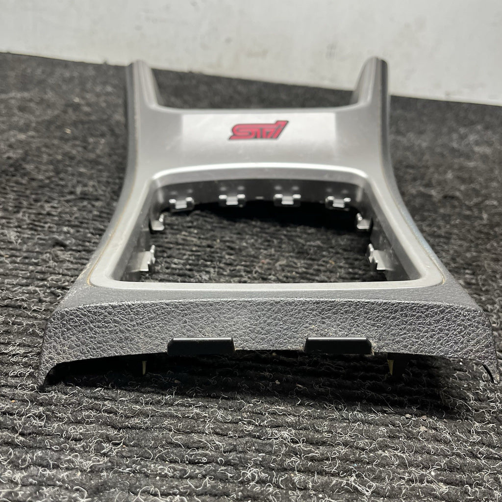 ☑️ 2008-2014 Subaru Impreza WRX STI Shifter Boot Trim Console Surround OEM 08-14