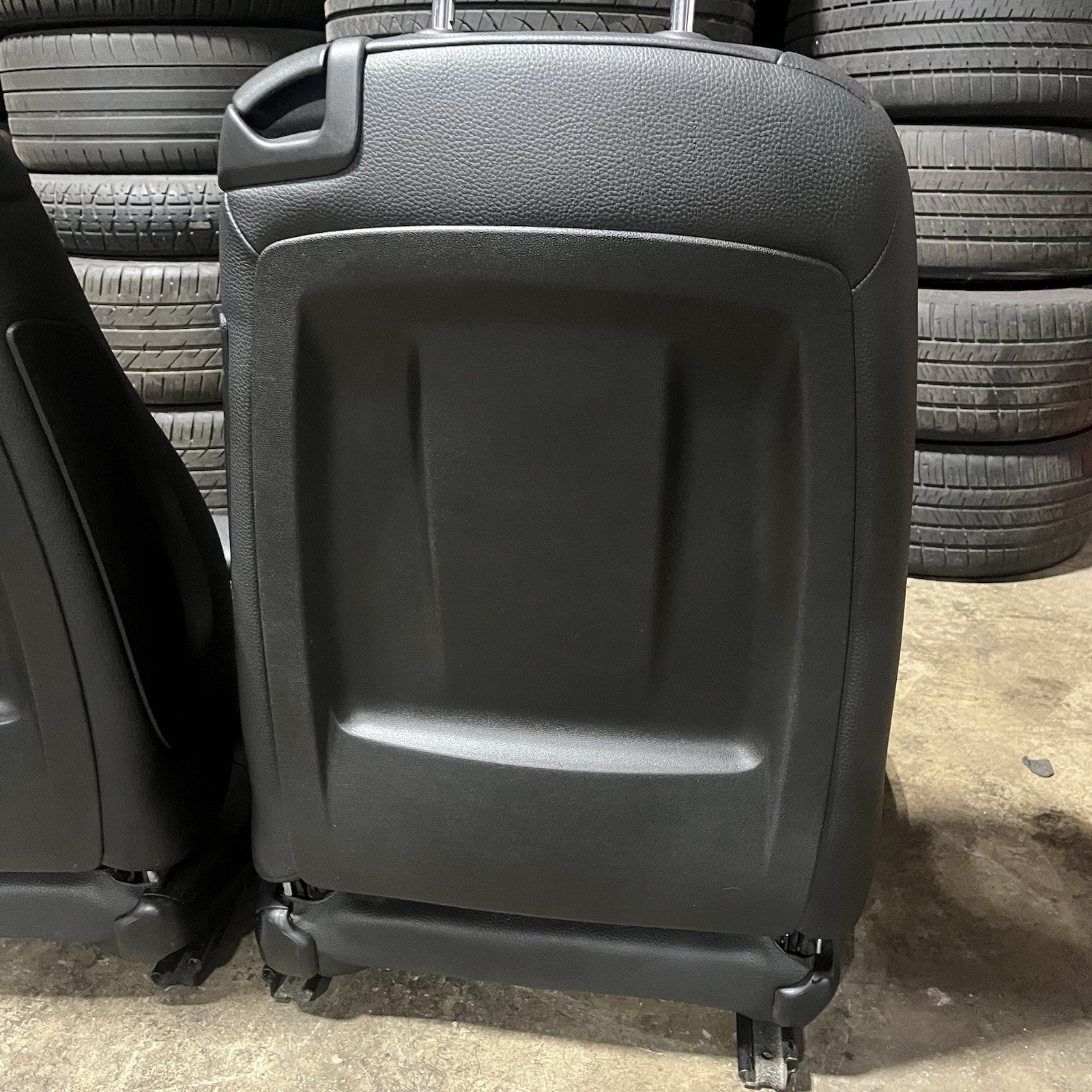 ☑️ 08-13 OEM BMW E82 128 135 Coupe Front Power Sport Seats Boston Leather Black