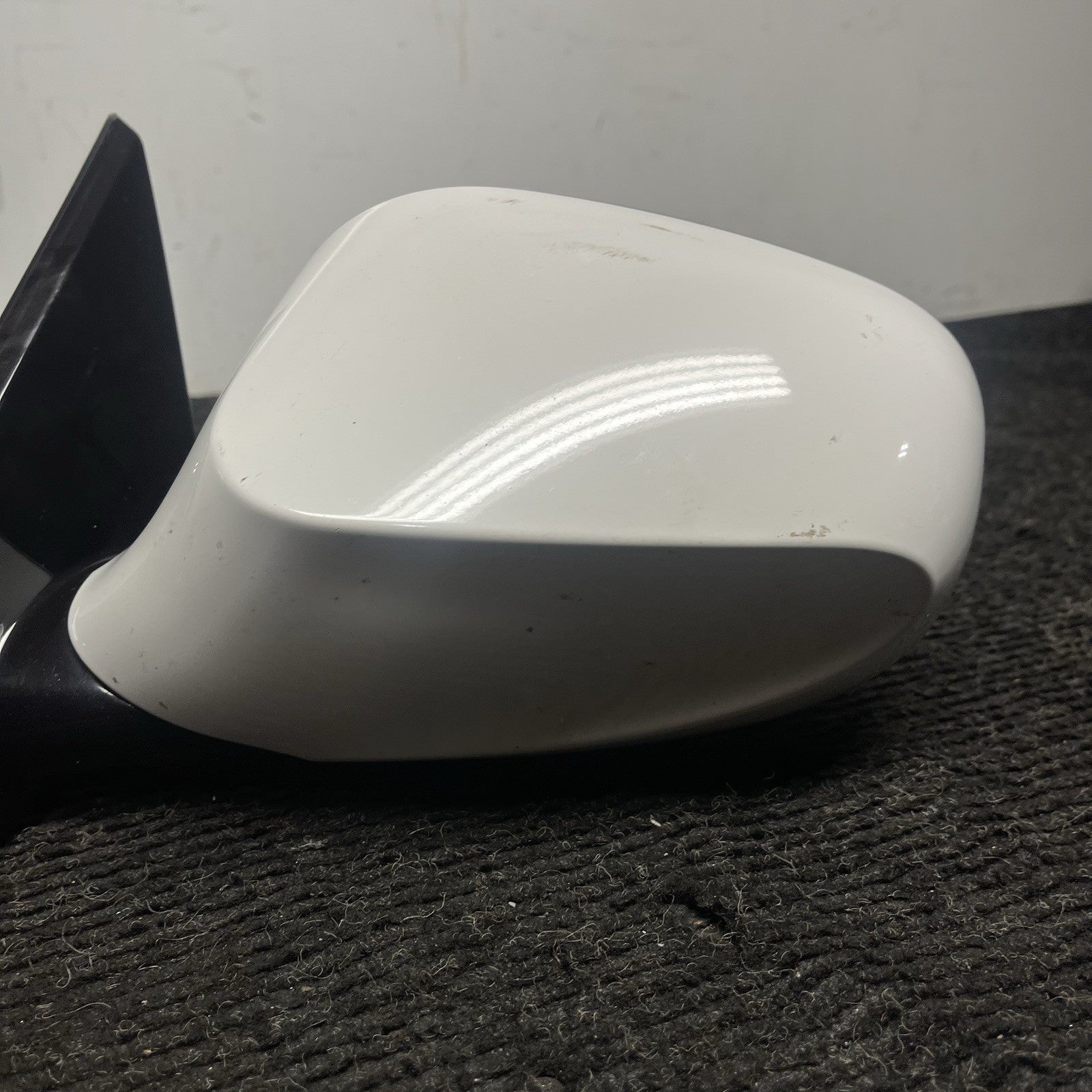 ☑️ 10-13 OEM BMW E82 E88 Front Left Driver Side Heated Mirror Assembly White