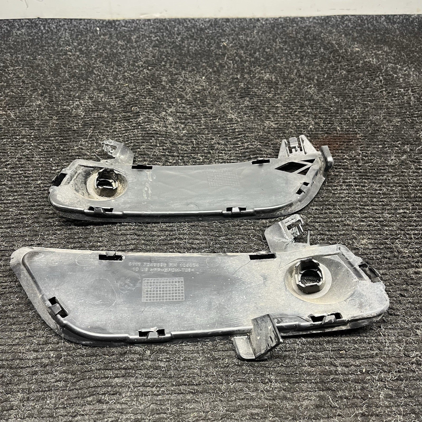 ☑️ 11-14 BMW X3 F25 FRONT LEFT & RIGHT LOWER BUMPER GRILLE TRIM SET 2 (FOR PDC)