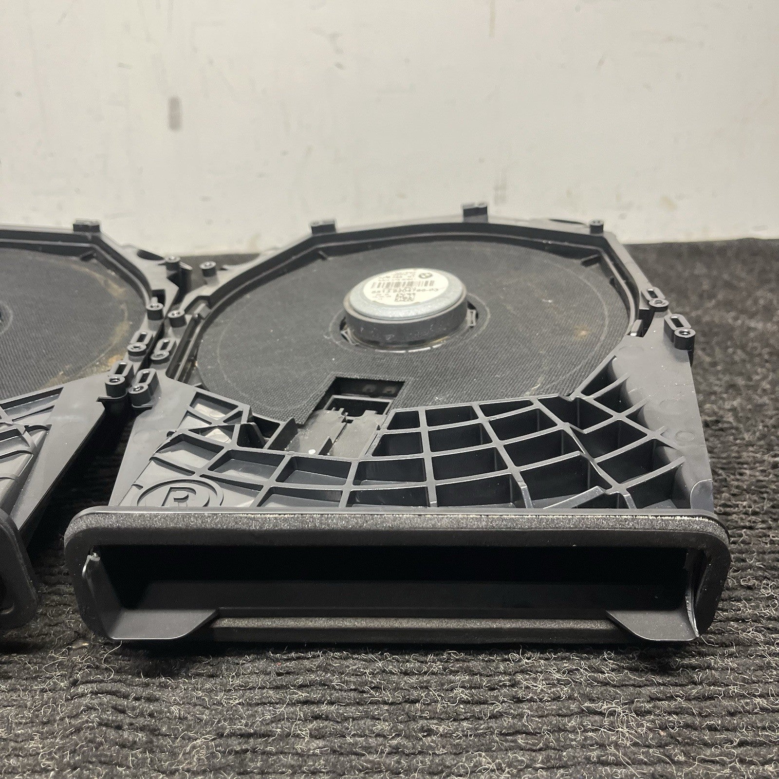 ☑️ OEM BMW E88 E92 E93 335 M3 Floor Bass Speaker Sub Subwoofer Audio D&M Pair