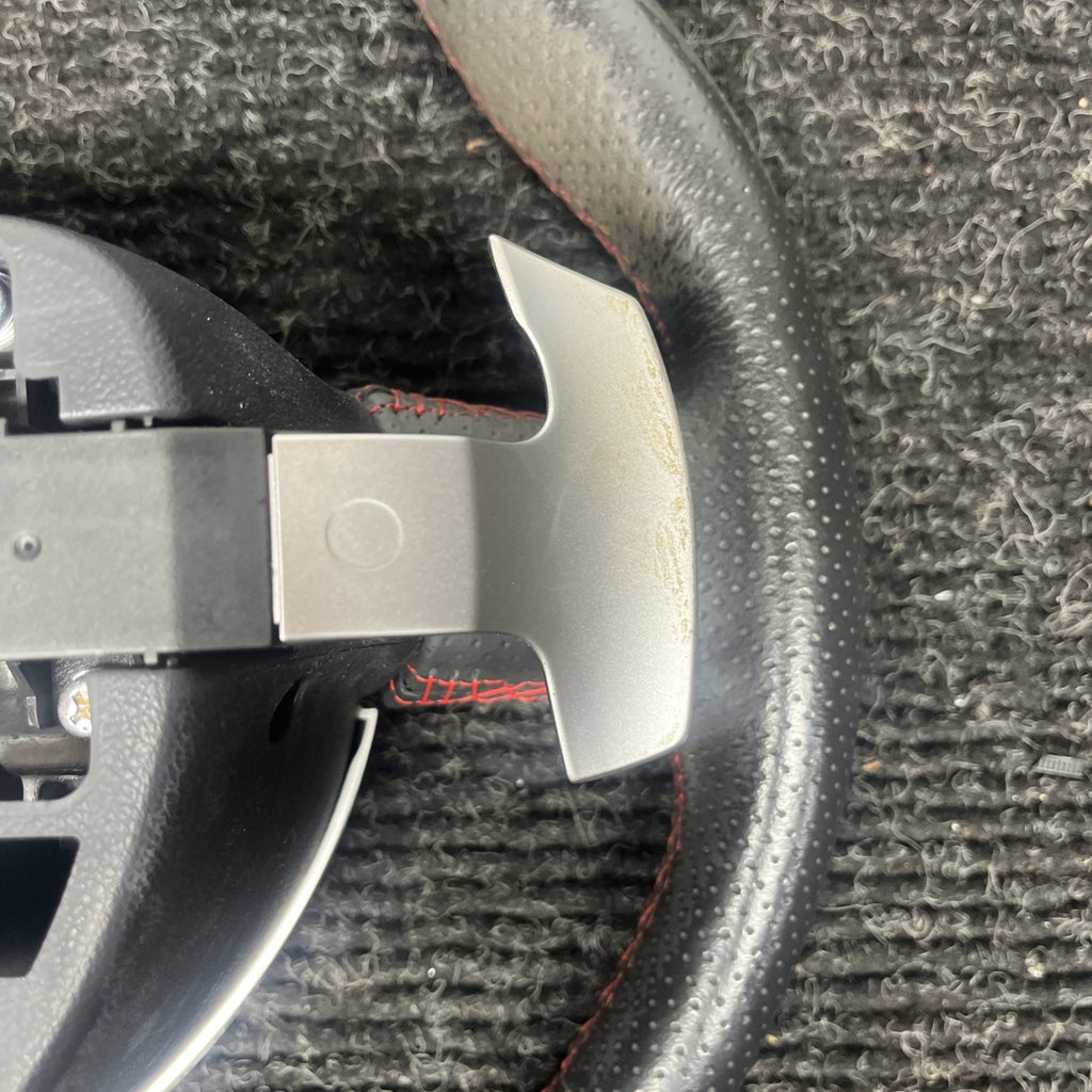 ☑️ 2013-2016 SCION FRS Subaru BRZ OEM Steering wheel Red Stitched Shift Paddles