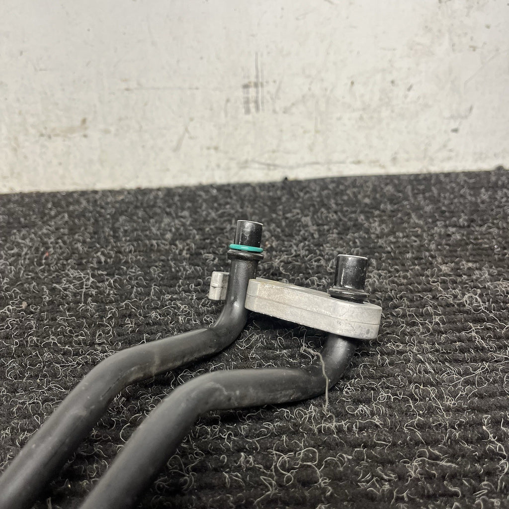 ☑️ BMW E90 E92 E91 328i N52 Automatic Transmission Oil Cooler Lines RWD OEM