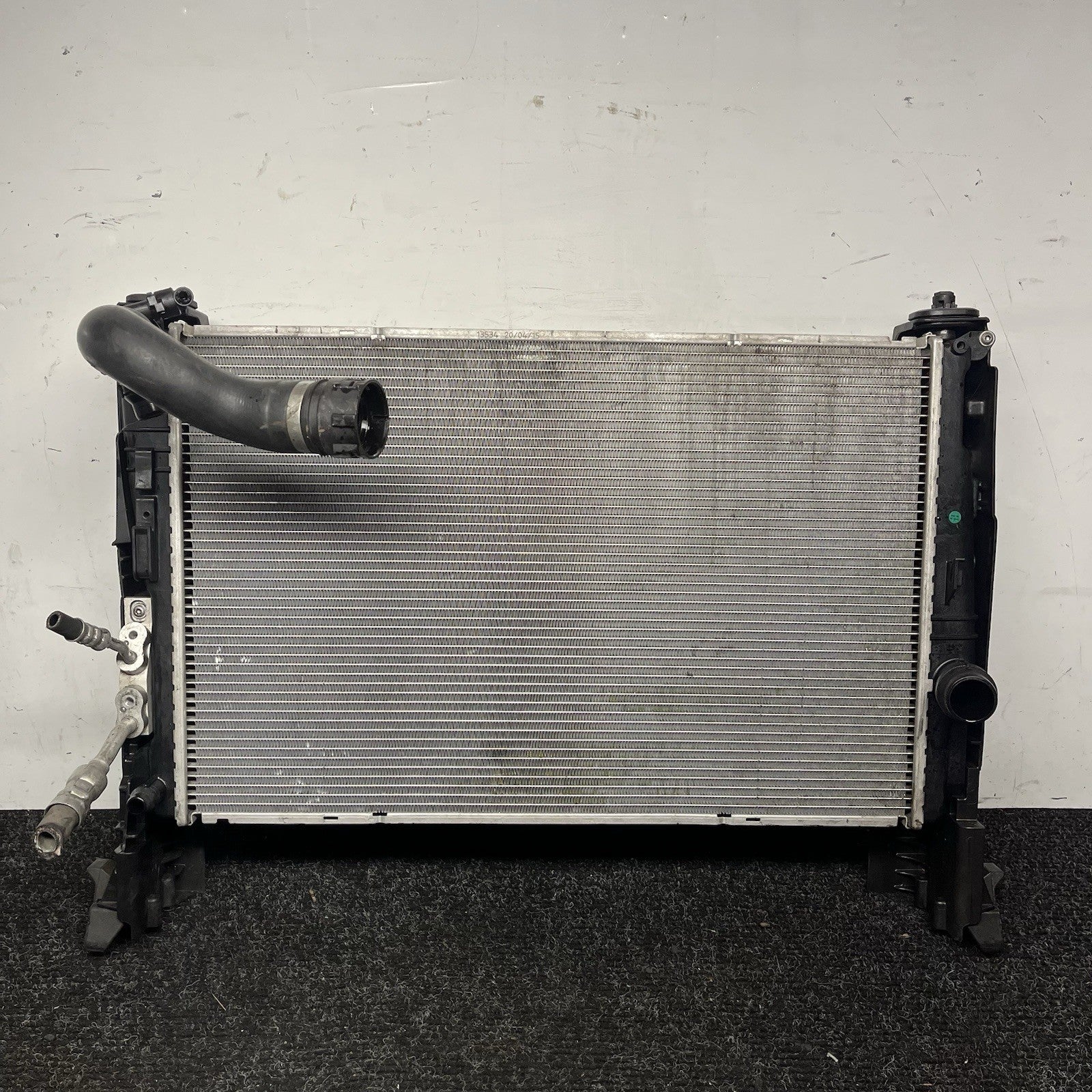 ☑️ 11-18 BMW X3 X4 F25 3.0L N55 Radiator Condenser Cooling Assembly