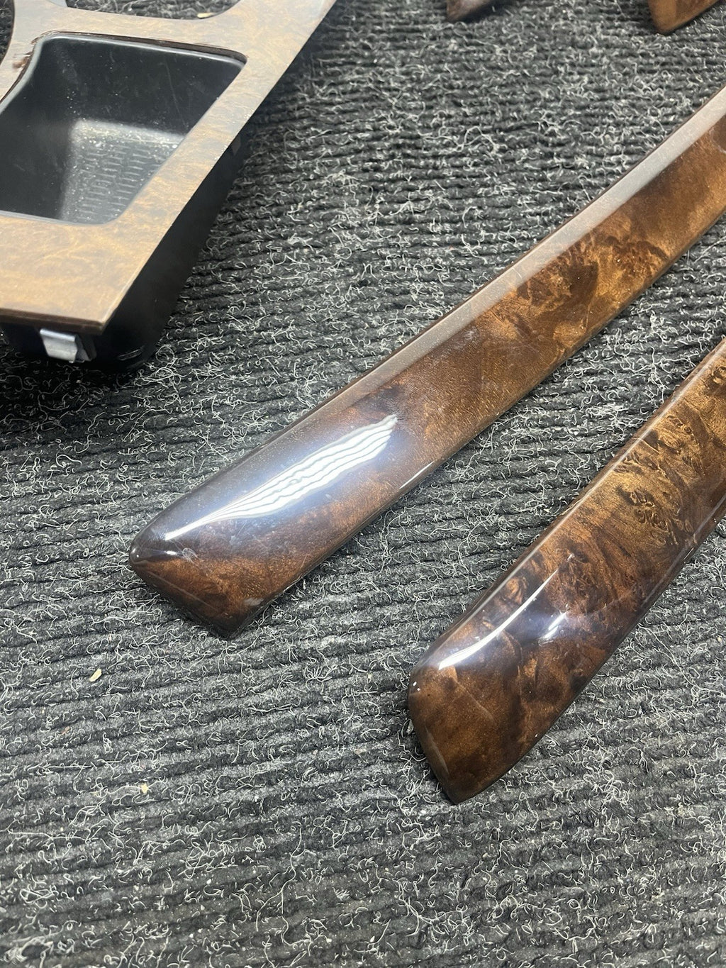 ☑️ 06-11 BMW 3 SERIES E92 COUPE INTERIOR CONSOLE DOOR DASH TRIM SET WOOD GRAIN